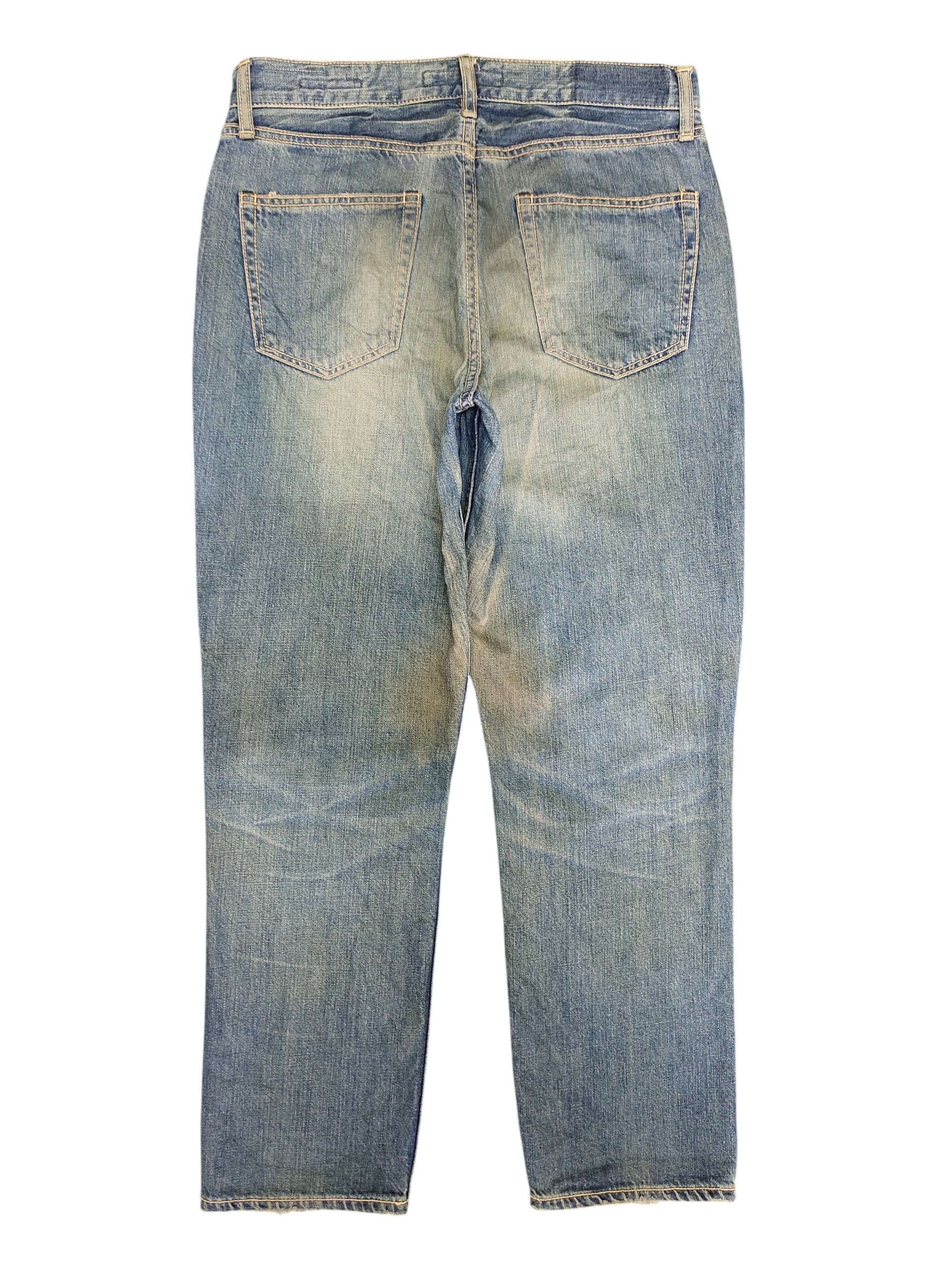 Kapital Domingo Owleye Japan Patchwork Dirty Clawmark Distress Jeans Size US 31 - 8 Thumbnail