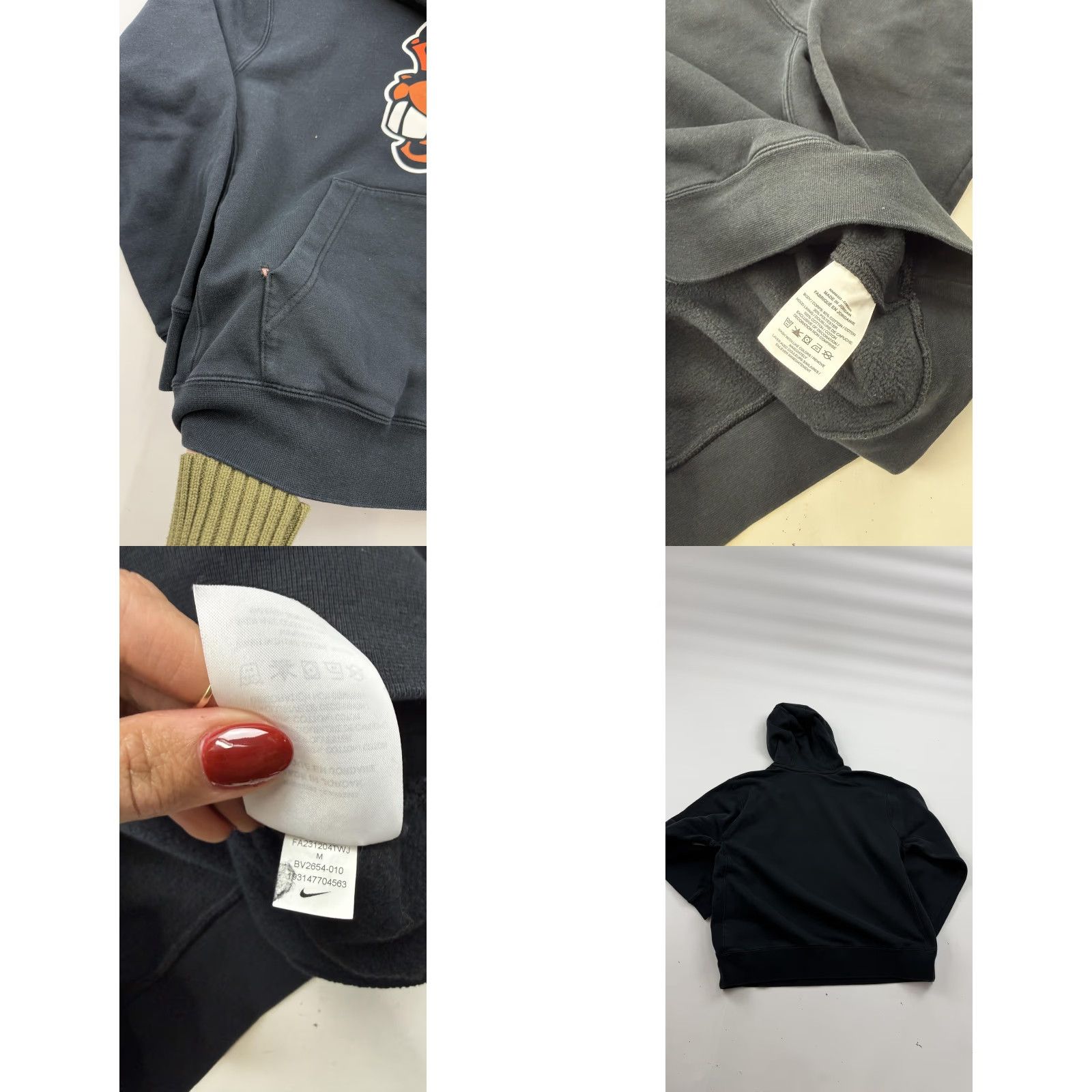 Nike Nike Oregon State Beavers Hoodie Sweatshirt Mens M Black NCAA Pullover Hooded Fleece Kangaroo Pocket University Sportswear Classic 80s 90s Size US M / EU 48-50 / 2 - 8 Thumbnail