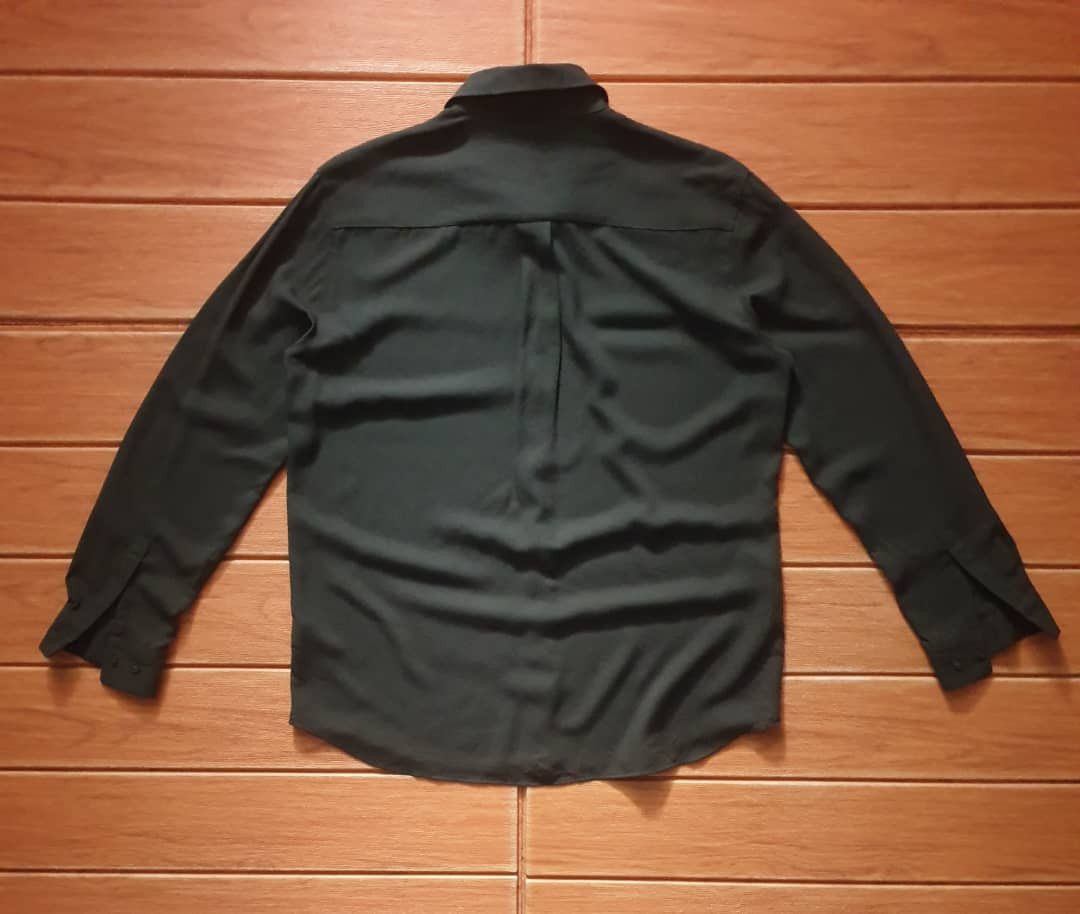 Japanese Brand Uniqlo Japanese brand green button ups shirt Size L / US 10 / IT 46 - 9 Thumbnail