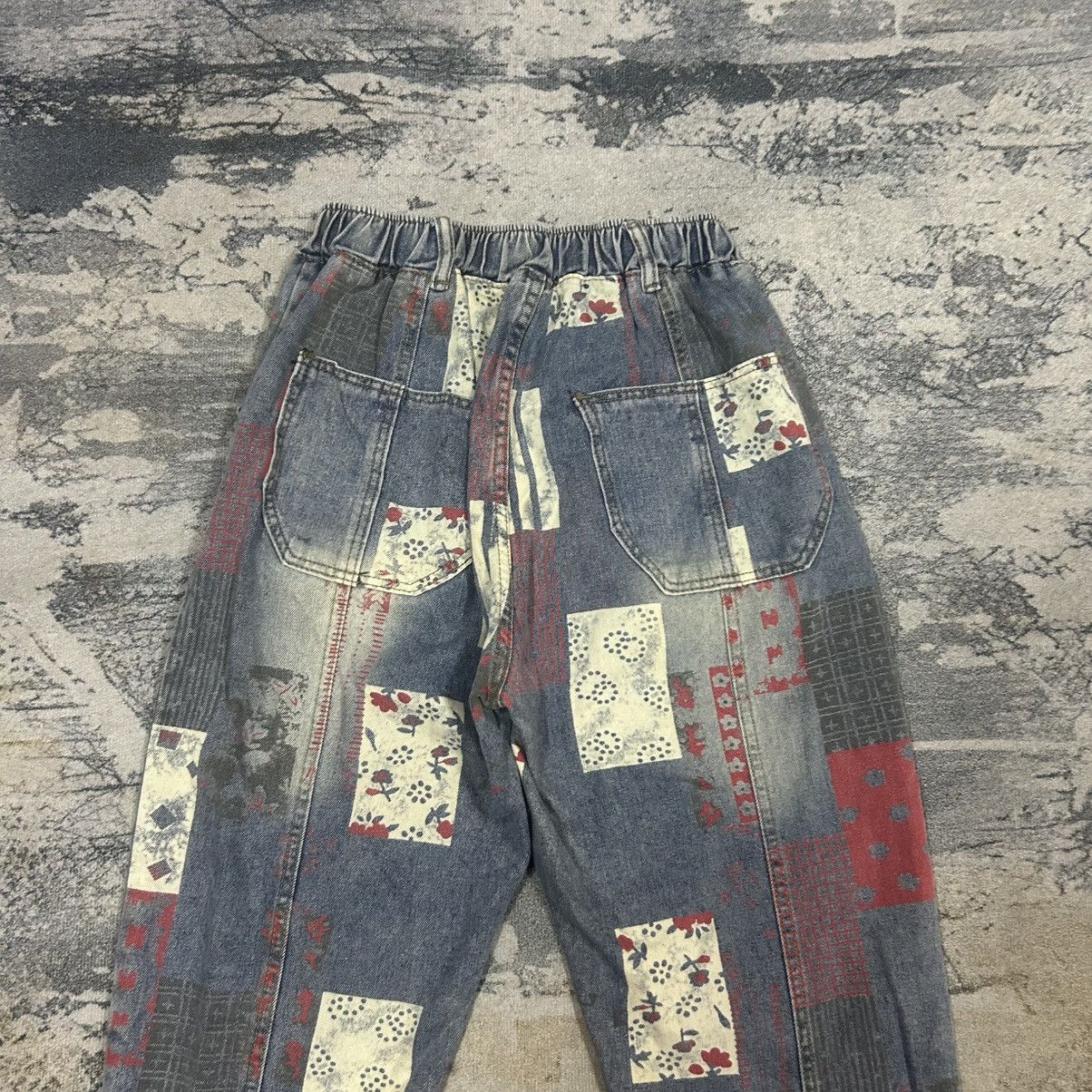 Japanese Brand Vintage Japan Loco Loco Printed Denim Baggy Jeans Size US 30 / EU 46 - 7 Thumbnail