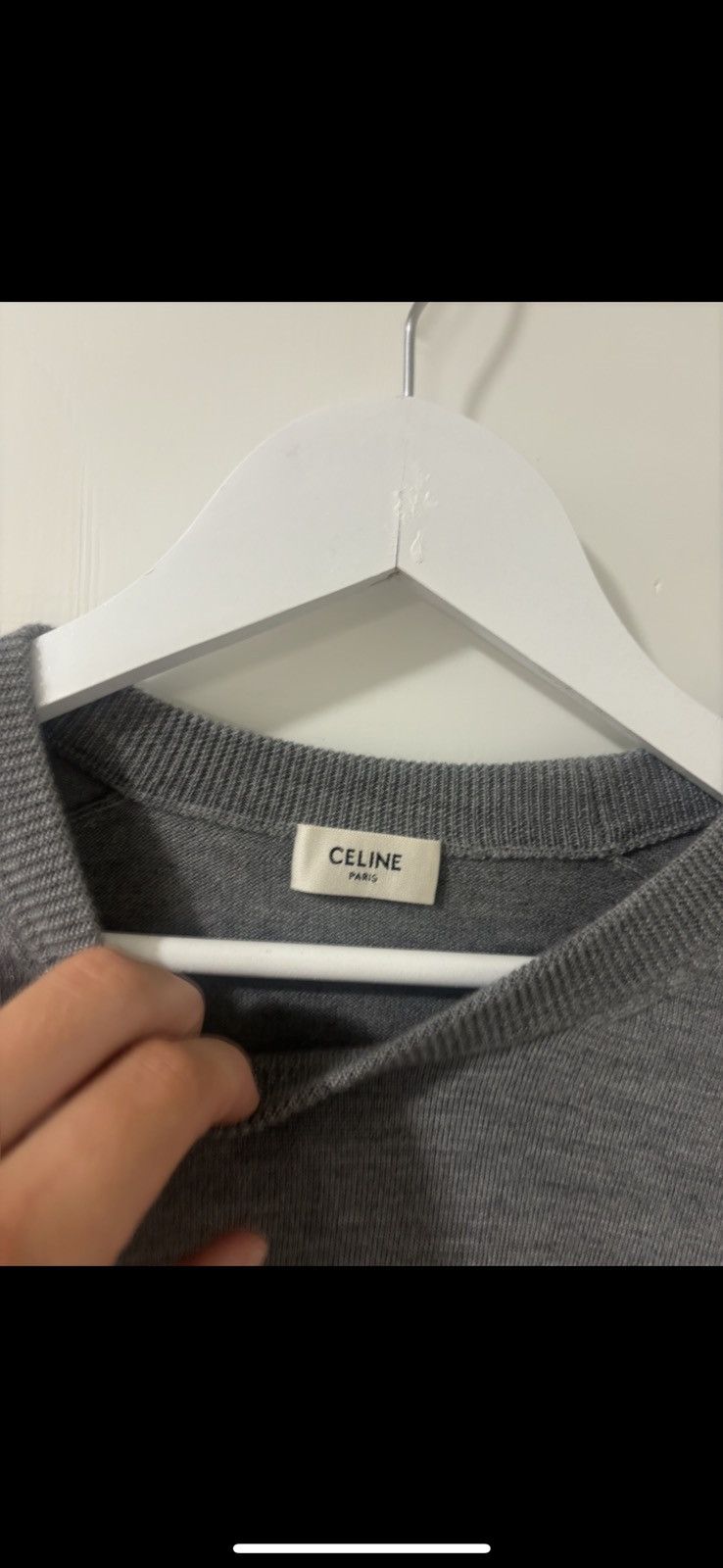 Celine Logo sweater Size US L / EU 52-54 / 3 - 3 Thumbnail