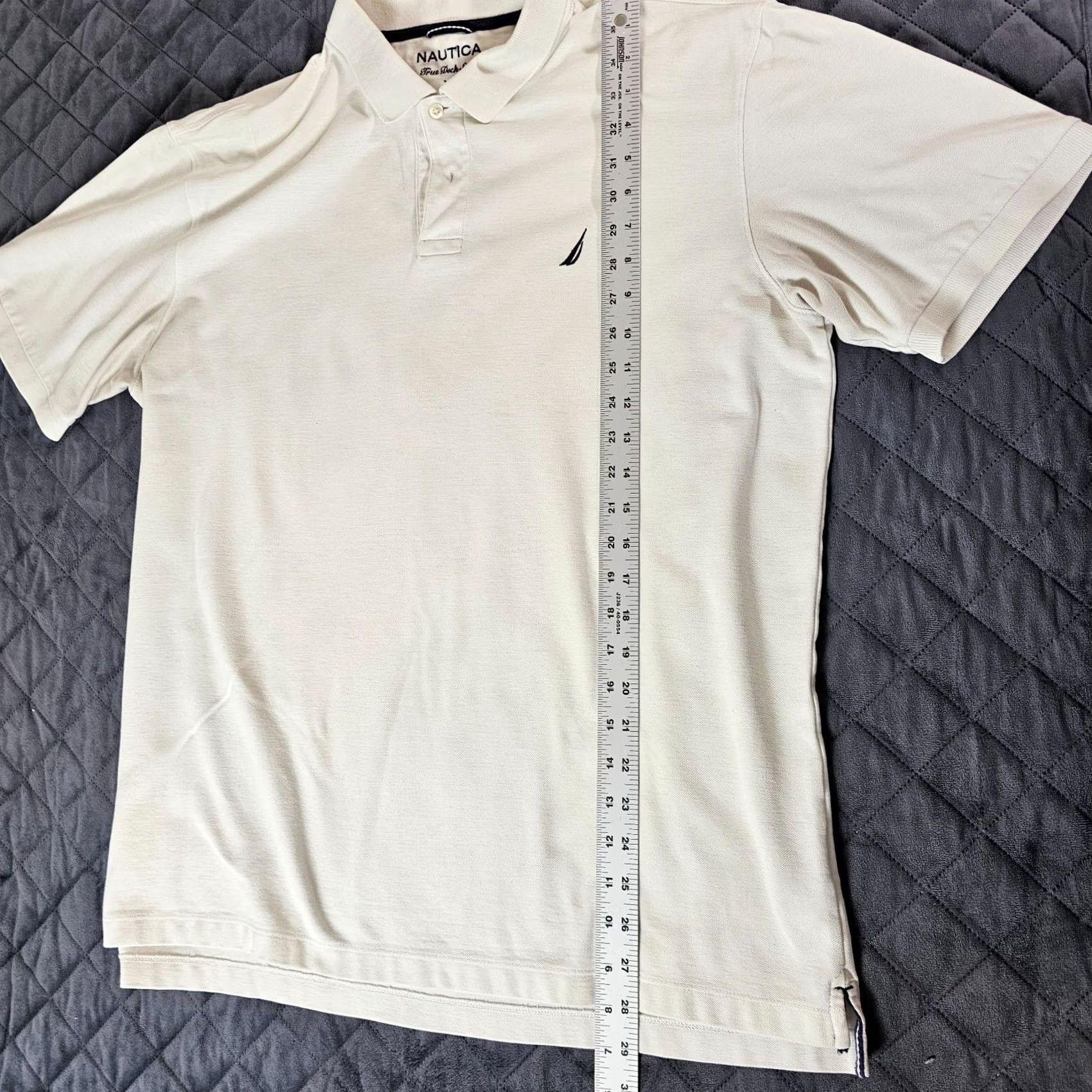 Nautica Nautica Performance Deck Shirt Polo True Deck Shirt Golf Classic Fit Men's XL White Size US XL / EU 56 / 4 - 4 Thumbnail