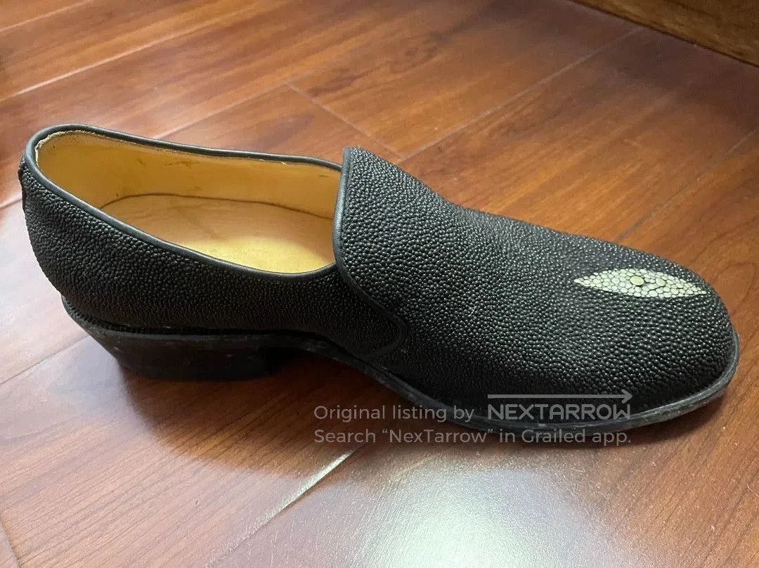 Brooks Black Pearl Fish Skin Shoes. Size US 10.5 / EU 43-44 - 1 Thumbnail