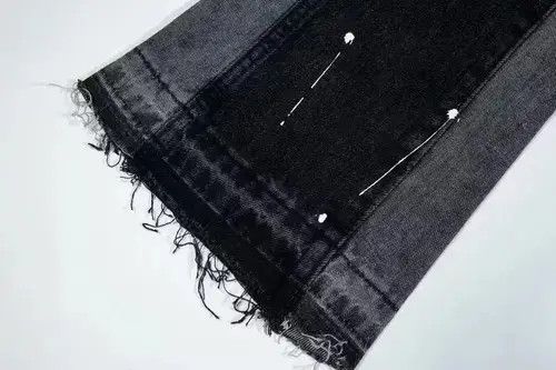 Other Splashing Ink Wide Leg Denim Flared Pants Size US 29 - 3 Thumbnail