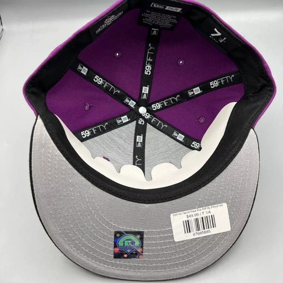 New Era Salinas Spurs Hat Men 7 1/4 59Fifty New Era MiLB Fitted Cap Size ONE SIZE - 6 Thumbnail