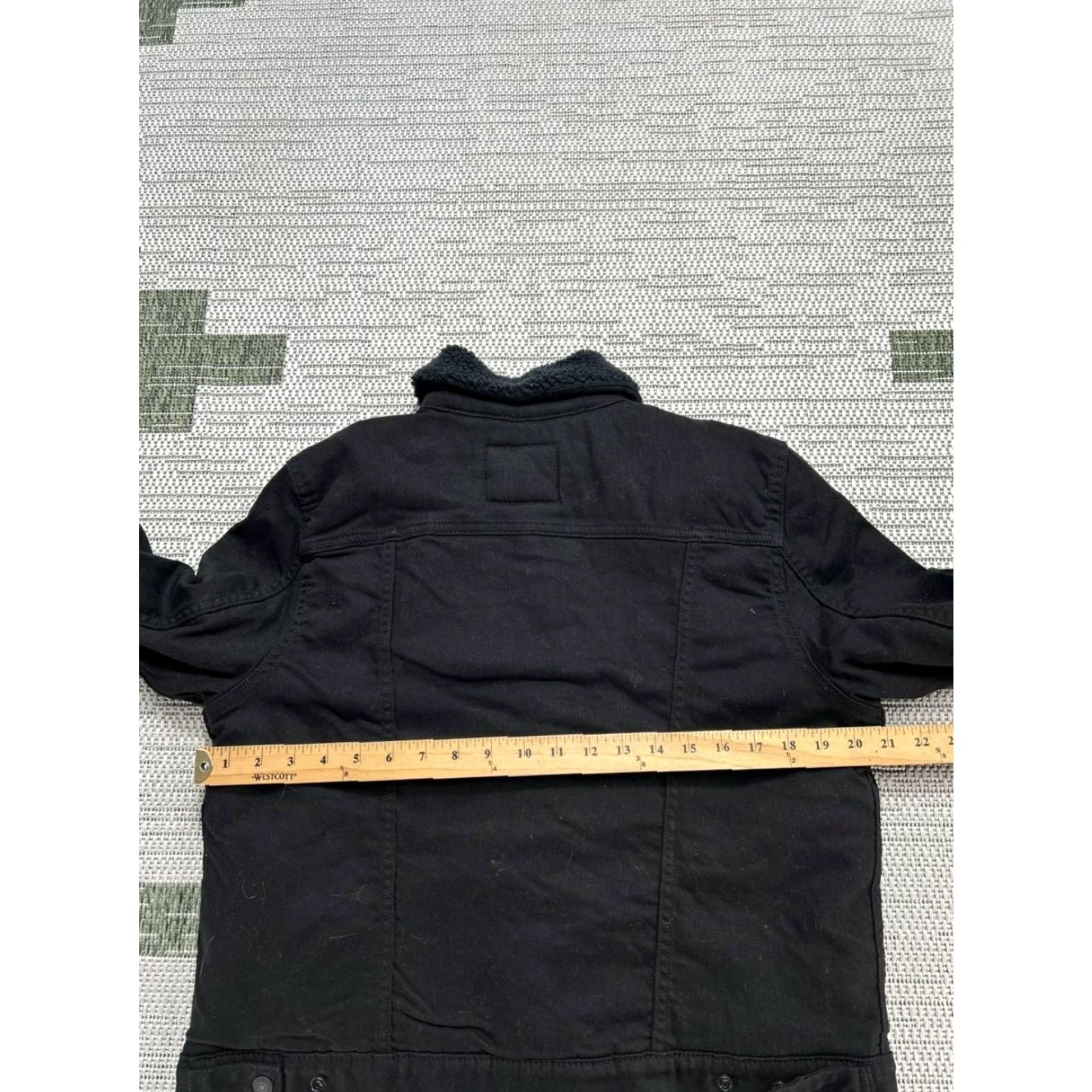 Levi's Levi's Jacket Womens Large Black Cotton Denim Bomber Jacket Size L / US 10 / IT 46 - 6 Thumbnail