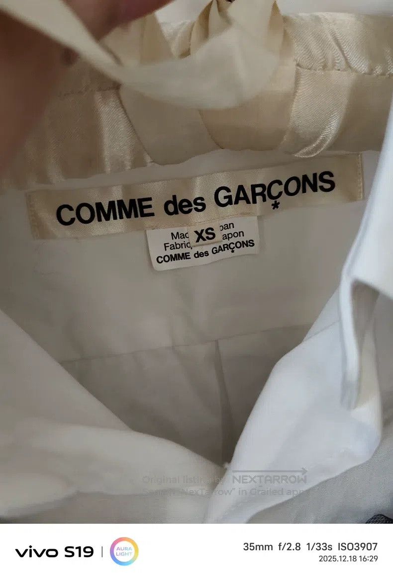 Comme des Garcons Comme Des Garcons Black Pinched Yarn Pleat Decorated Point Size XS / US 0-2 / IT 36-38 - 4 Thumbnail