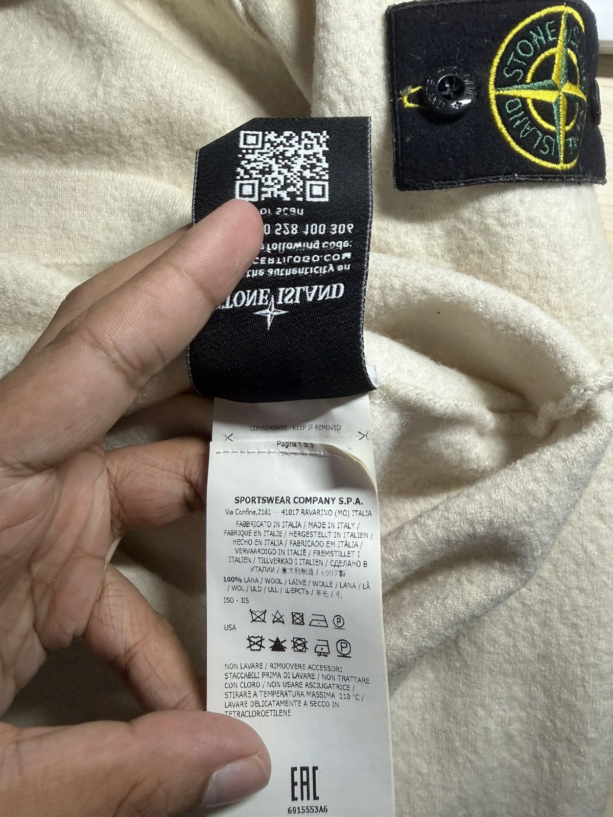 Stone Island (Open to offers) Beige Wool Size US M / EU 48-50 / 2 - 6 Thumbnail
