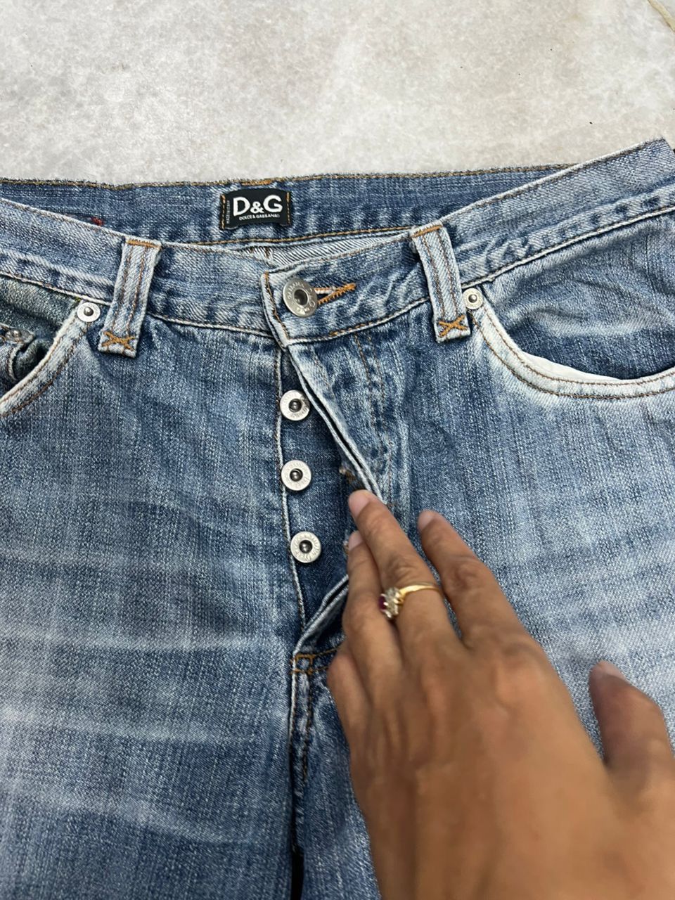 Dolce & Gabbana D&G Dolce & Gabana Denim Jeans Size US 31 - 4 Thumbnail