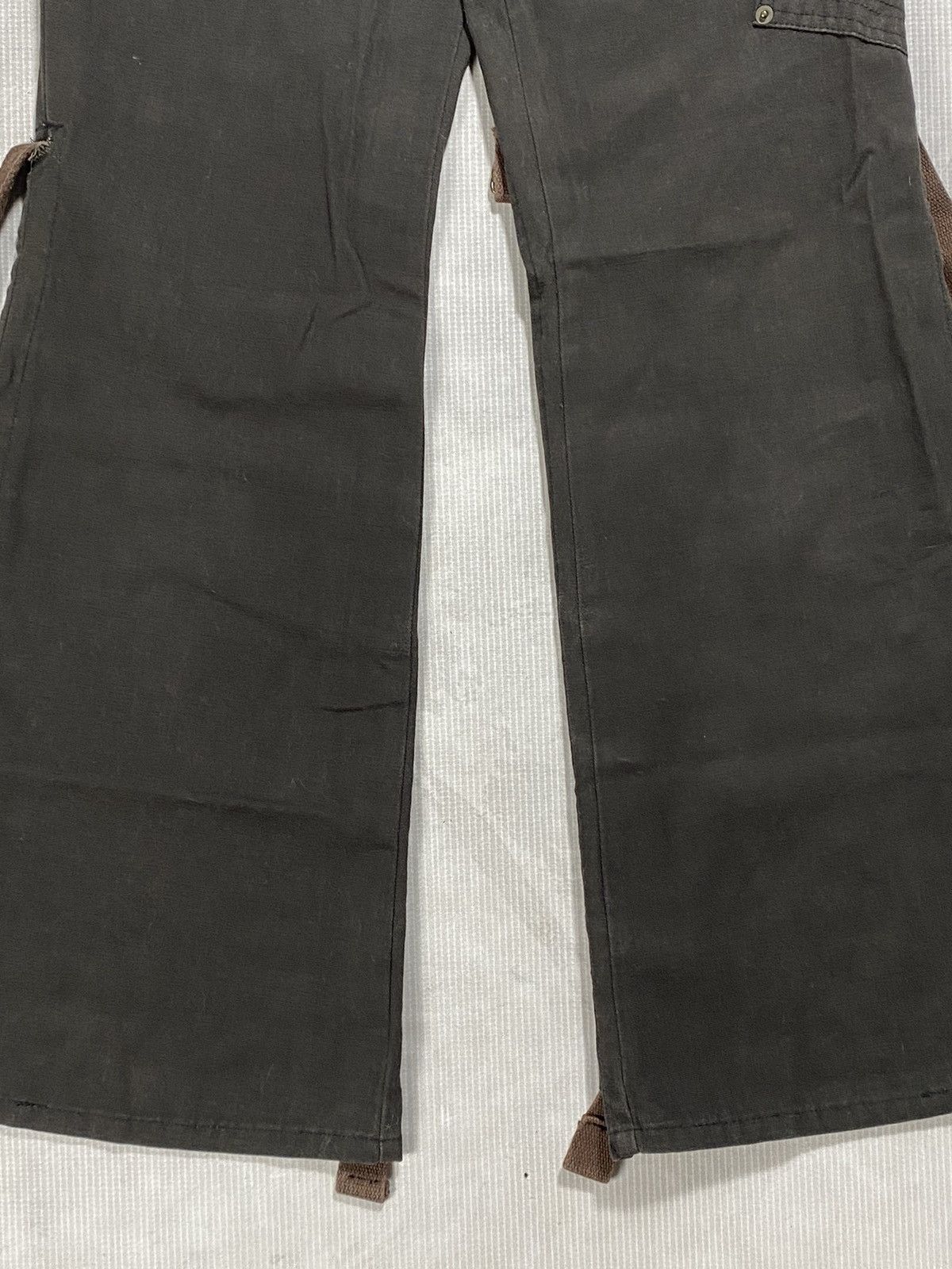 If Six Was Nine AW 2004 Snarl bondage flare pants Size US 30 / EU 46 - 4 Thumbnail