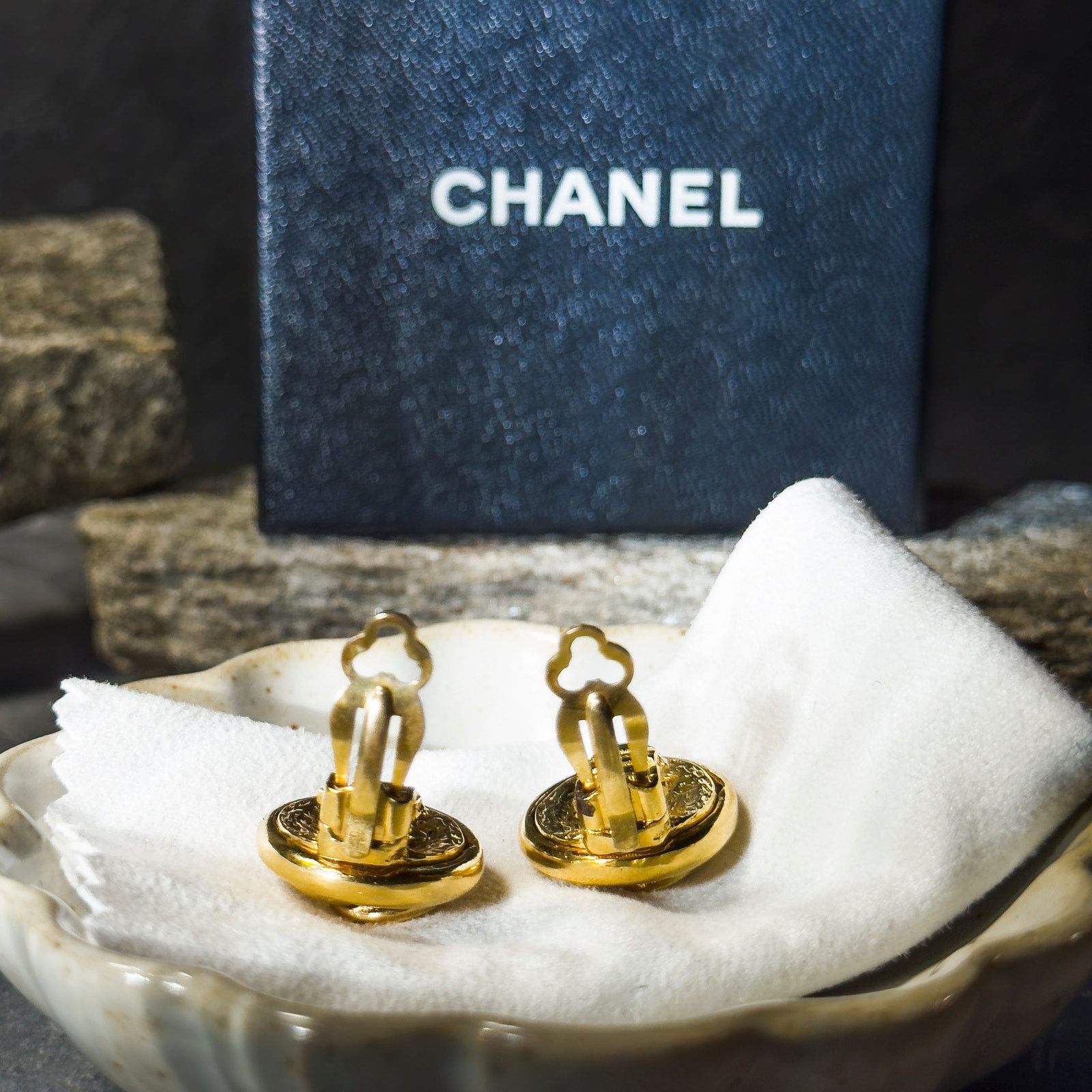 Chanel Vintage Chanel Karl Lagerfeld Era Earrings Size ONE SIZE - 8 Thumbnail