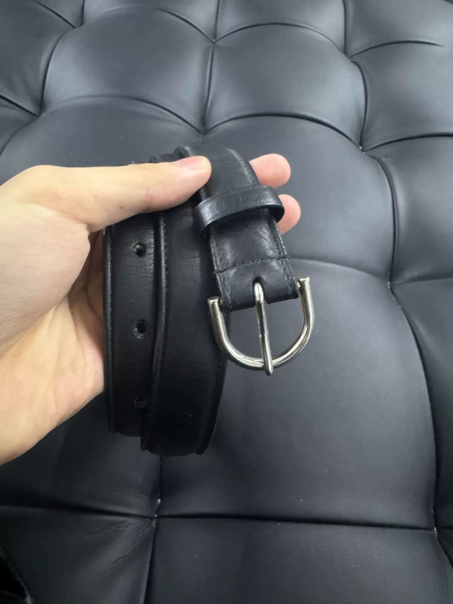 Balenciaga Balenciaga Leather Waist Belt in Orange Size ONE SIZE - 1 Thumbnail
