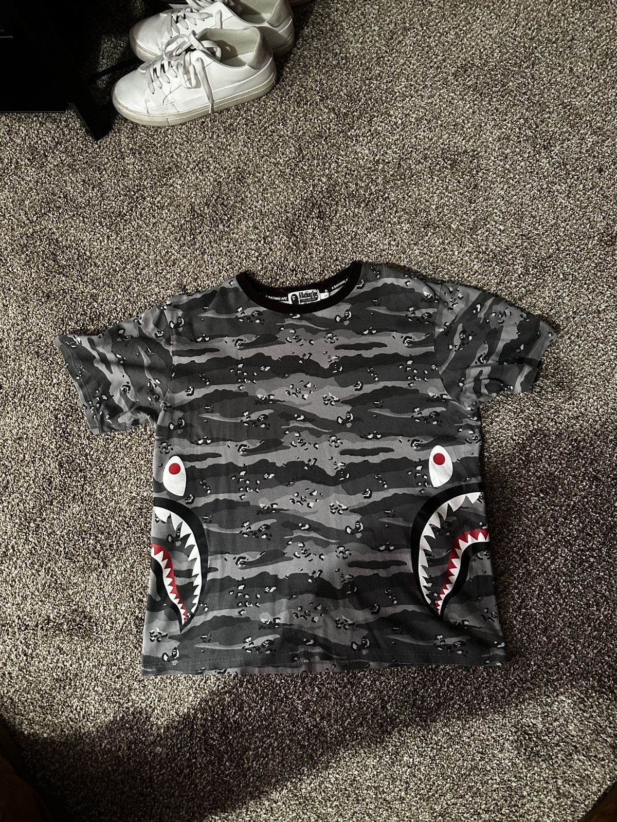 Desert camo shark tee