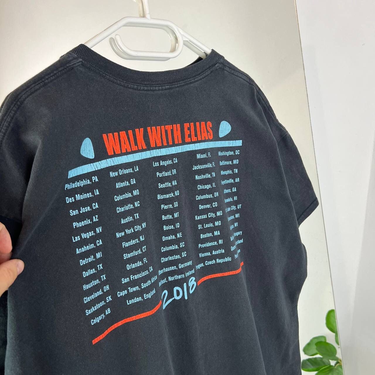 WWE WWE Walk With Elias Live Tour Tee T-shirt Y2K Style Size US XL / EU 56 / 4 - 4 Thumbnail