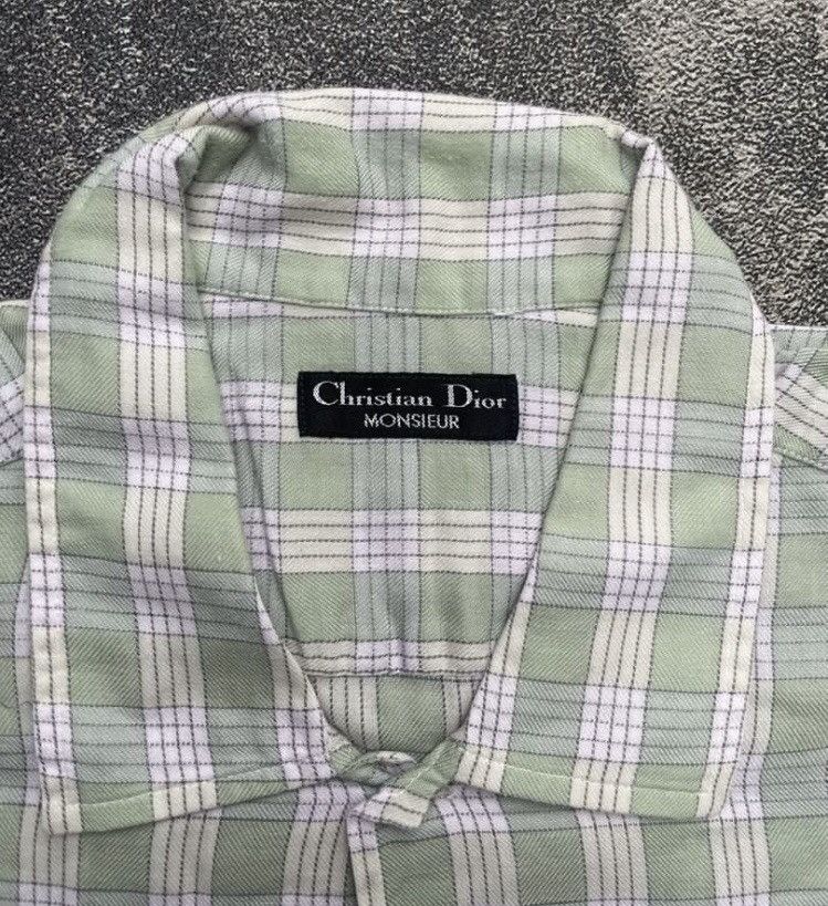 Christian Dior Monsieur × Dior × Vintage Christian Dior Plaid Flannel Shirt Size US L / EU 52-54 / 3 - 4 Thumbnail