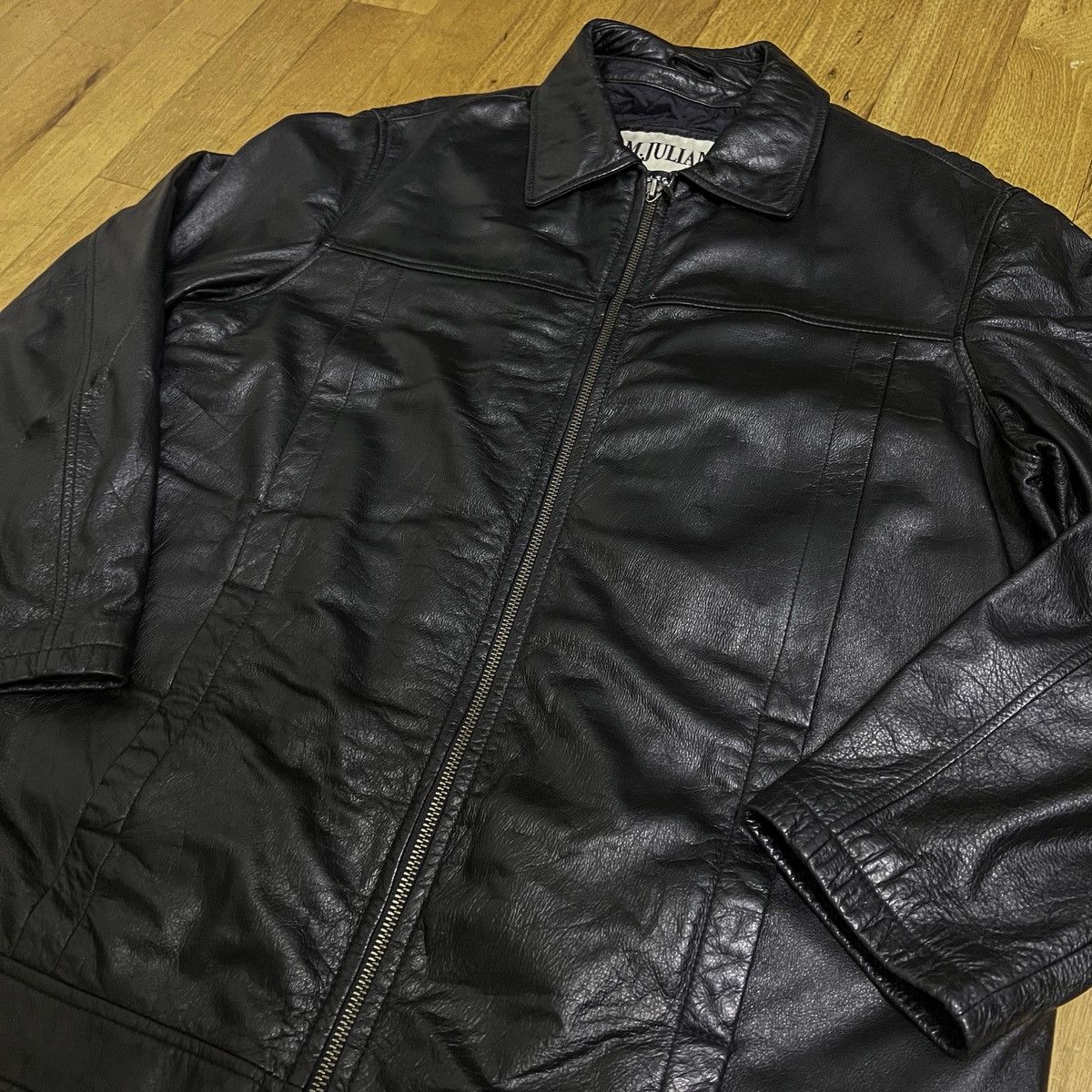 M. Julian M. Julian Wilsons Leather Zip Jacket Quilted Lined Men's L Size US L / EU 52-54 / 3 - 2 Thumbnail
