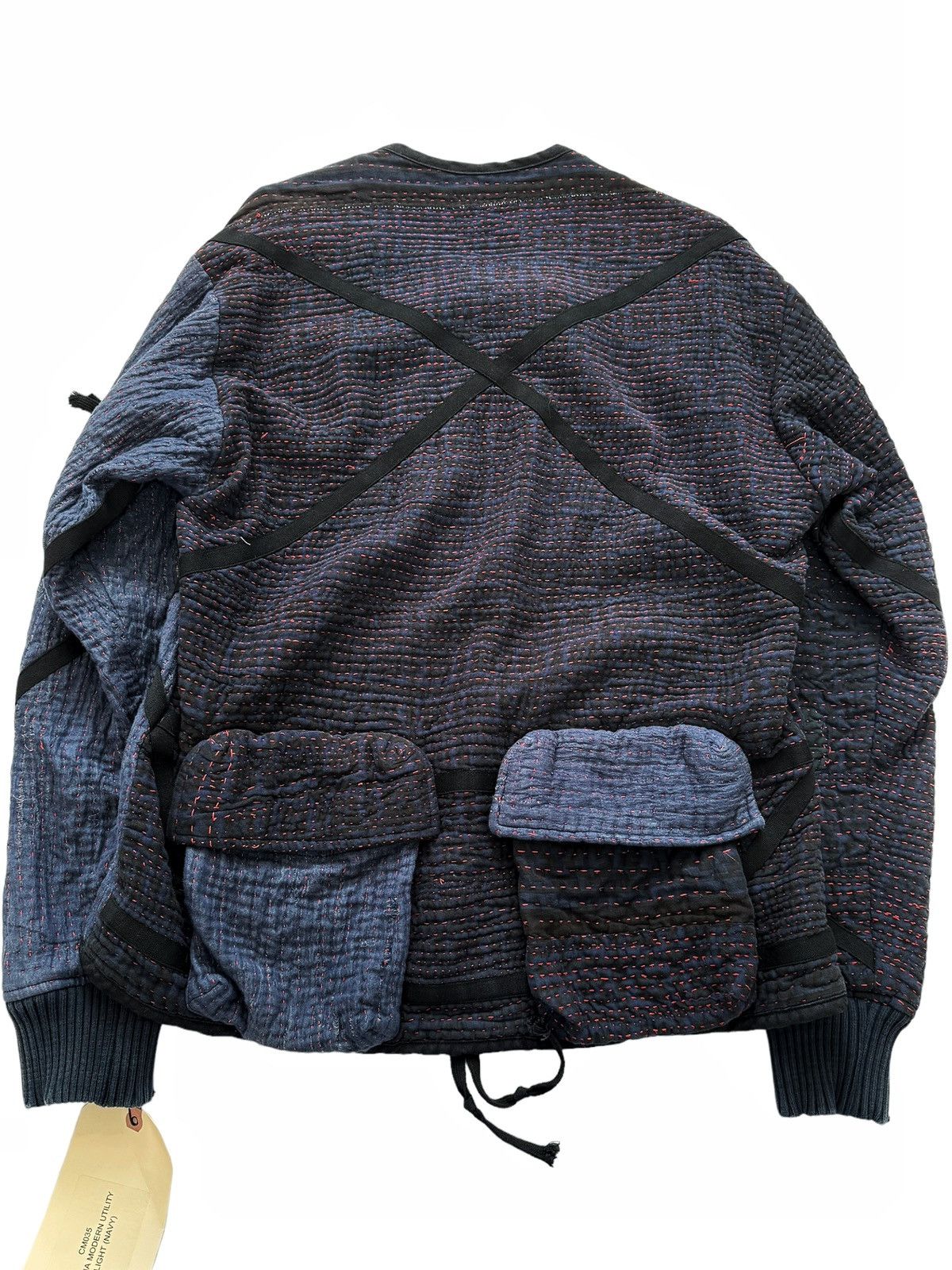 Greg Lauren 1/1 Sample Kantha Boro Modern Flight Jacket Size US L / EU 52-54 / 3 - 3 Thumbnail