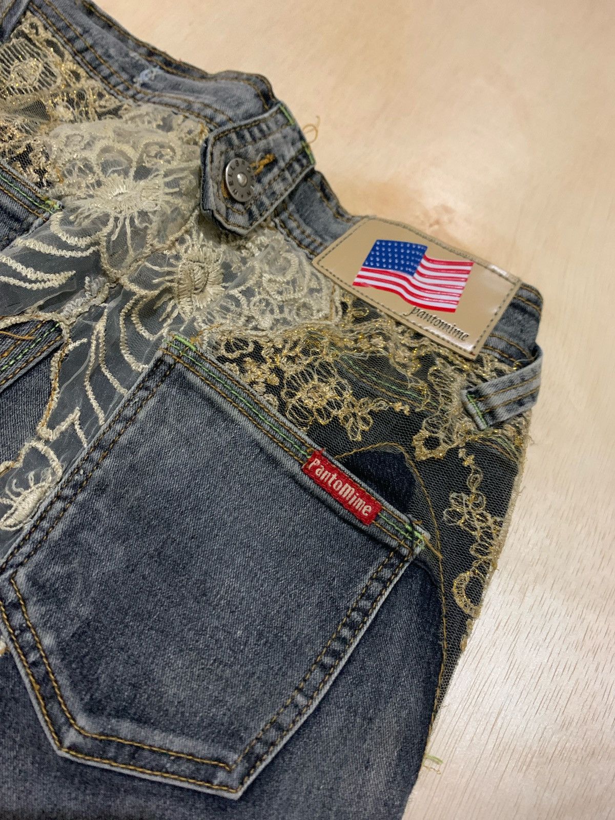20471120 × Japanese Brand × Vintage Vintage Pantomime Gothic Jeans Size 26" / US 2 / IT 38 - 7 Thumbnail