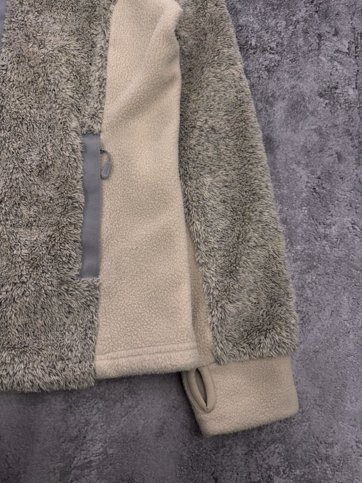 Jack Wolfskin Jack Wolfskin Women Sherpa Hooded Jacket OliveGrey Mix Beige Size L / US 10 / IT 46 - 4 Thumbnail