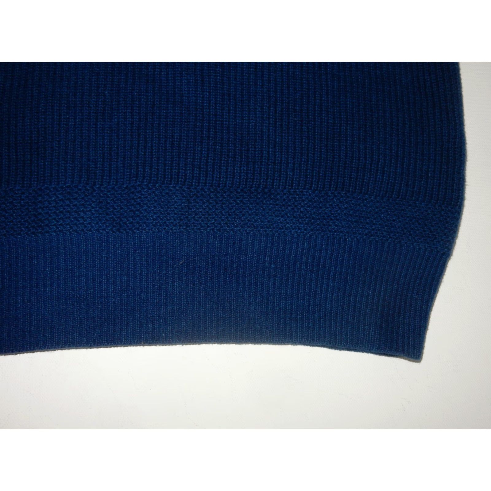 Vintage VINTAGE Mark Shale Men's Sweater Pullover Size M Blue Cotton 80s 90s Classic Casual Size US M / EU 48-50 / 2 - 2 Thumbnail