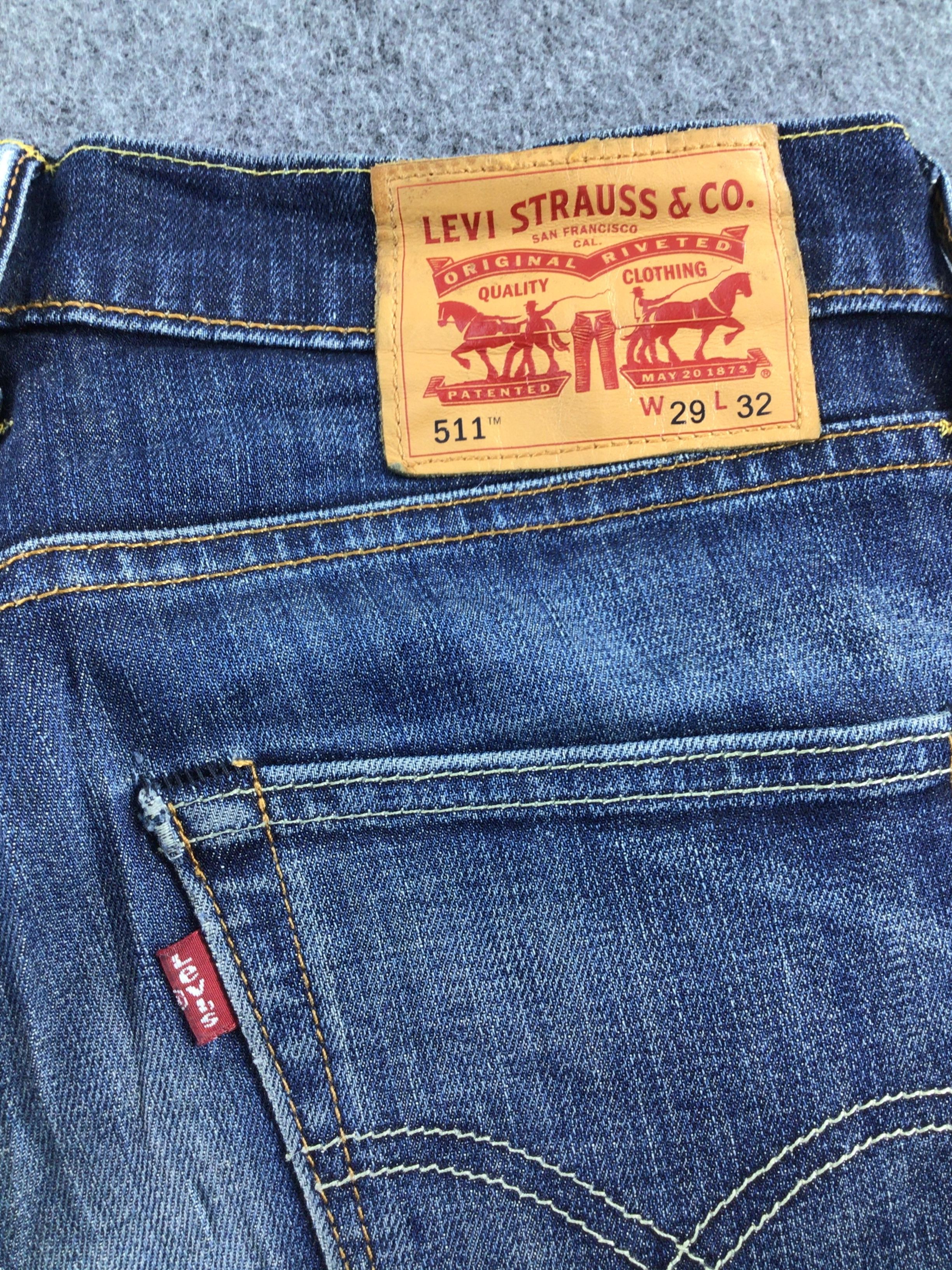 Levi's × Vintage Levis 511 Jeans-JM176 Size US 30 / EU 46 - 6 Thumbnail