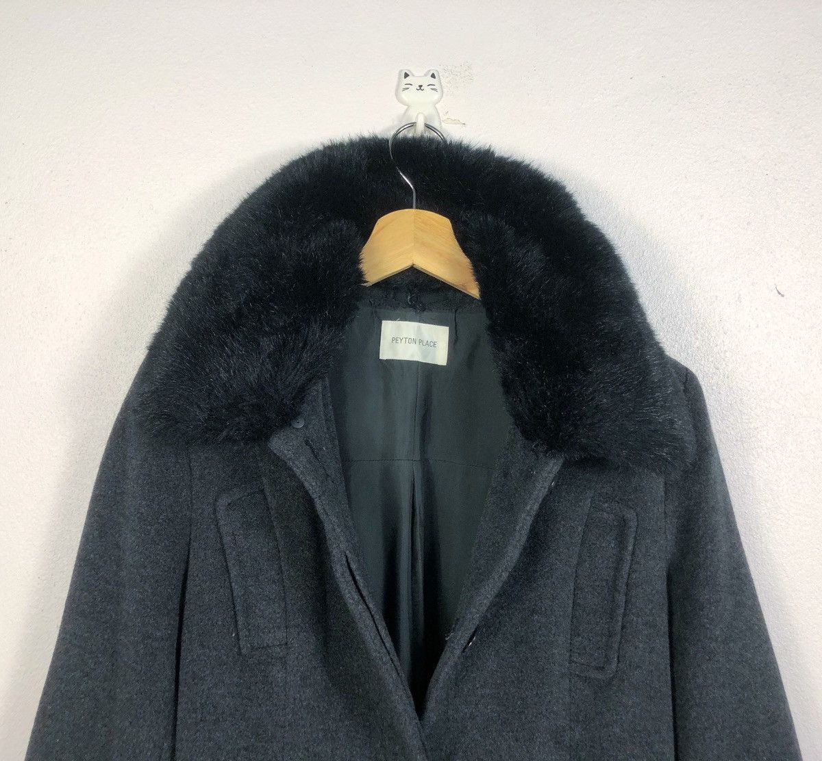 Japanese Brand Rare Vintage Peyton Place Shearling Wool Jacket Coat Size US S / EU 44-46 / 1 - 3 Thumbnail
