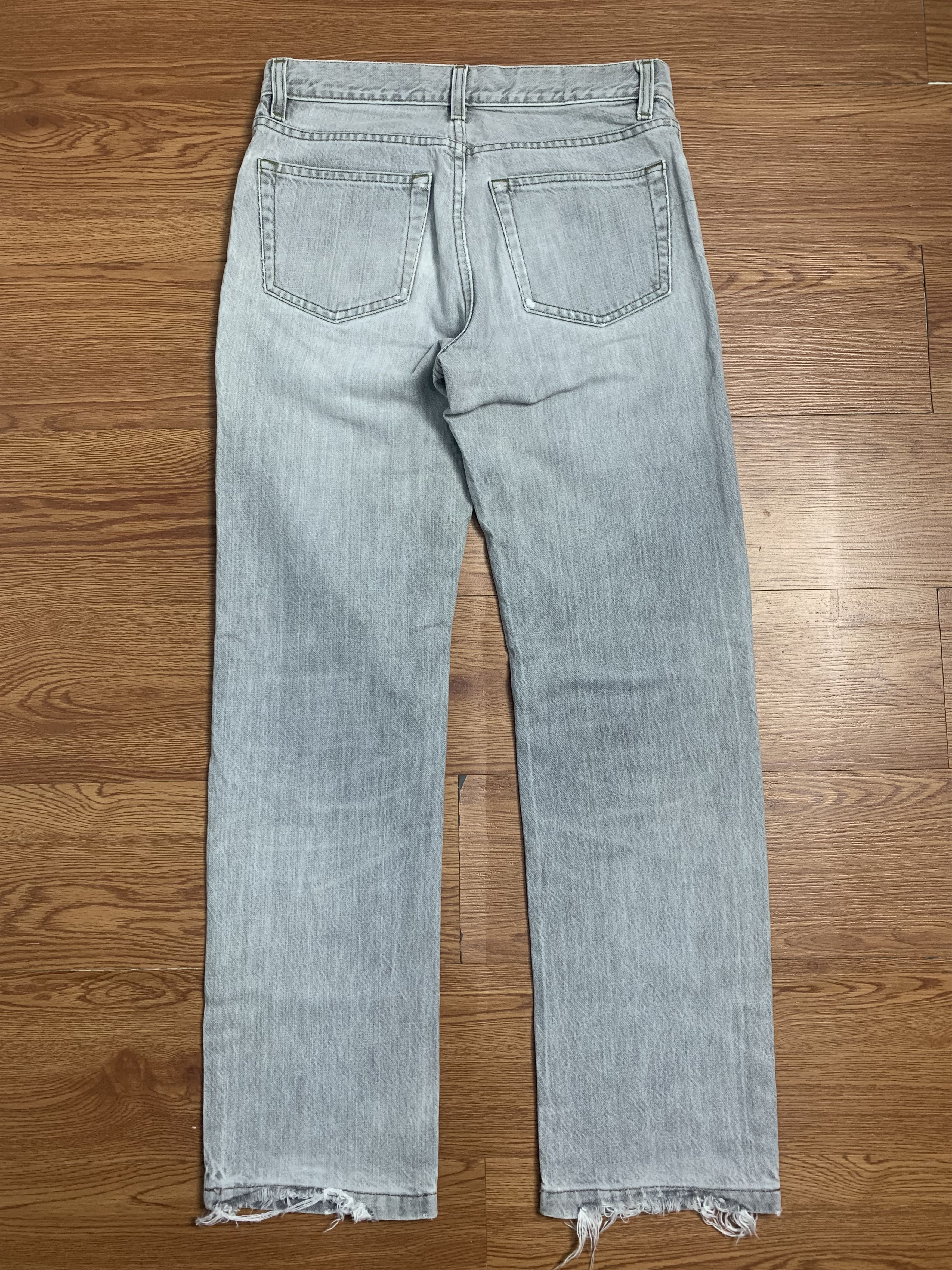 Helmut Lang Helmut Lang 1998 Gray Washed Denim Size US 29 - 4 Thumbnail