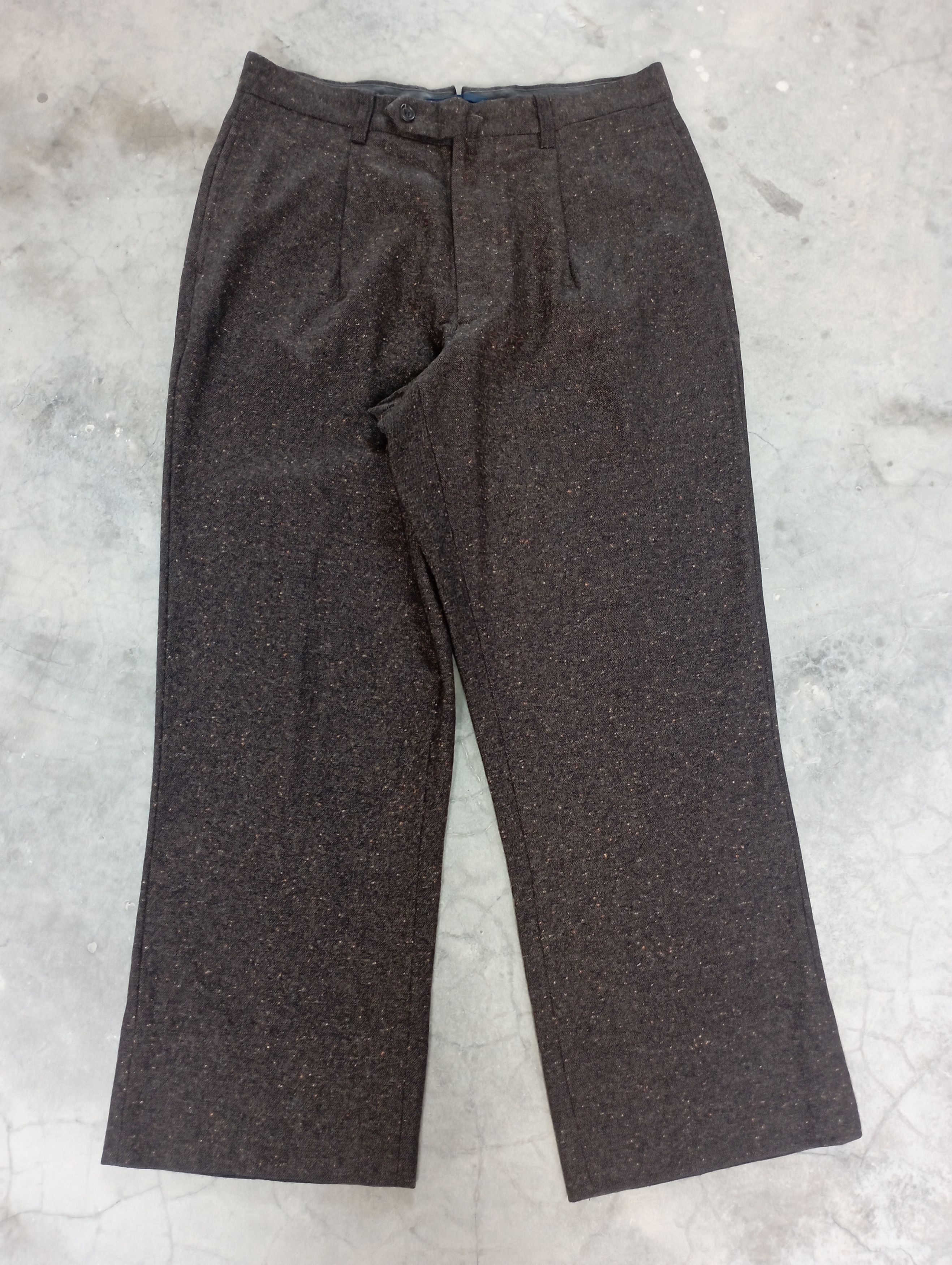 Japanese Brand Baggy Pant Japan Wool Balloon Daniel Hechter Paris Size US 32 / EU 48 - 3 Thumbnail