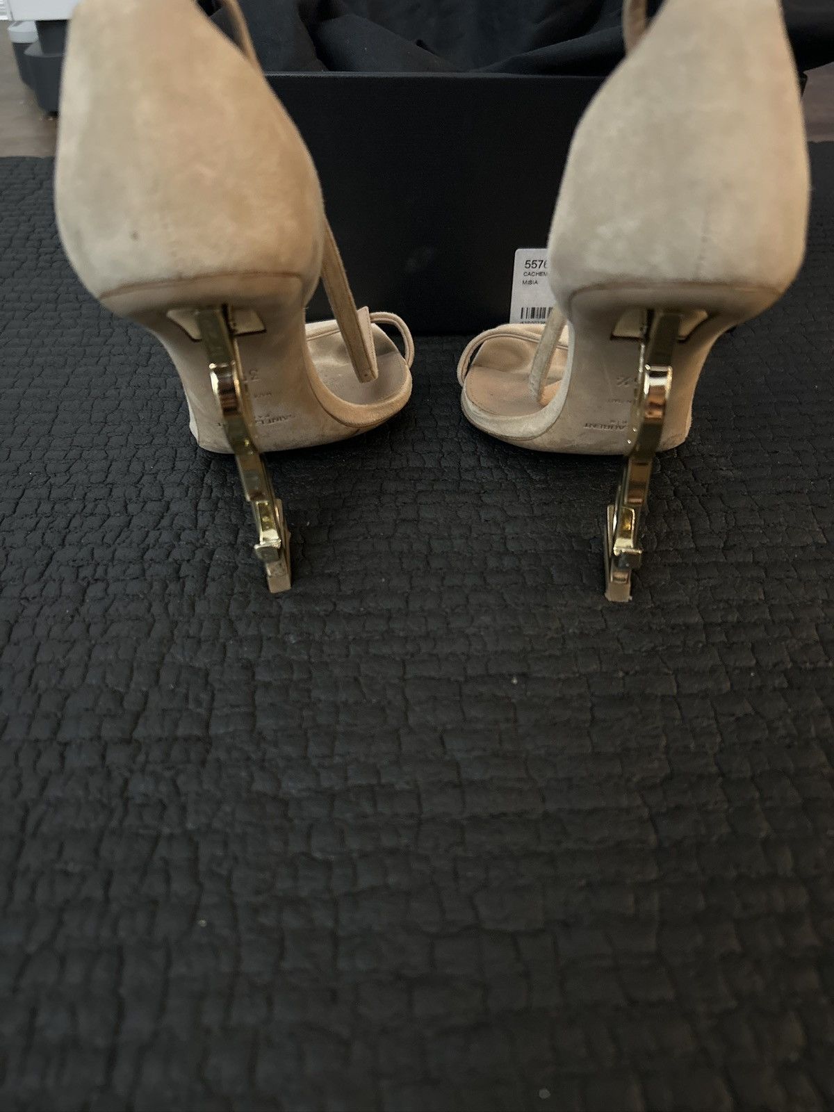 Saint Laurent Paris Saint Laurent Opyum Cashmere Heels Size US 6.5 / IT 36.5 - 6 Thumbnail