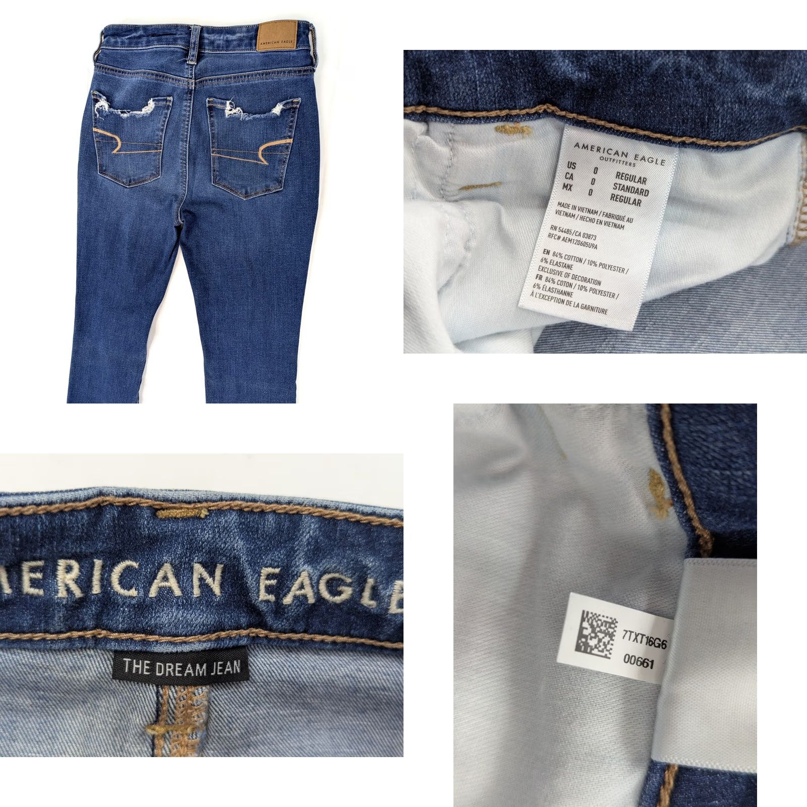 American Eagle Outfitters American Eagle Jegging Jeans Size 25" / US 0 / IT 36 - 8 Thumbnail