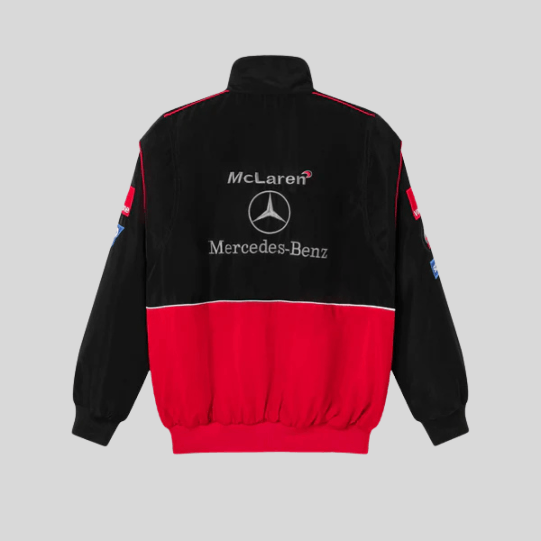 Mercedes-Benz Mercedes Benz formula 1 racing moto bikers jacket Size US M / EU 48-50 / 2 - 2 Thumbnail