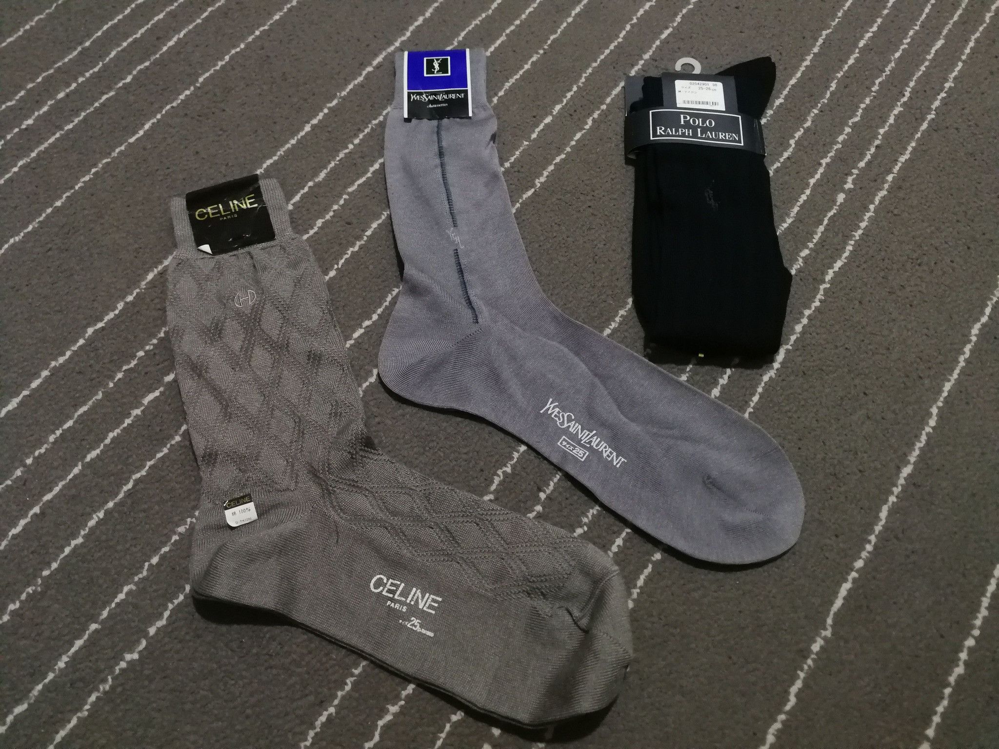 Celine LUXURY sock combo POLO YSL CELINE 1852 Size ONE SIZE - 8 Thumbnail