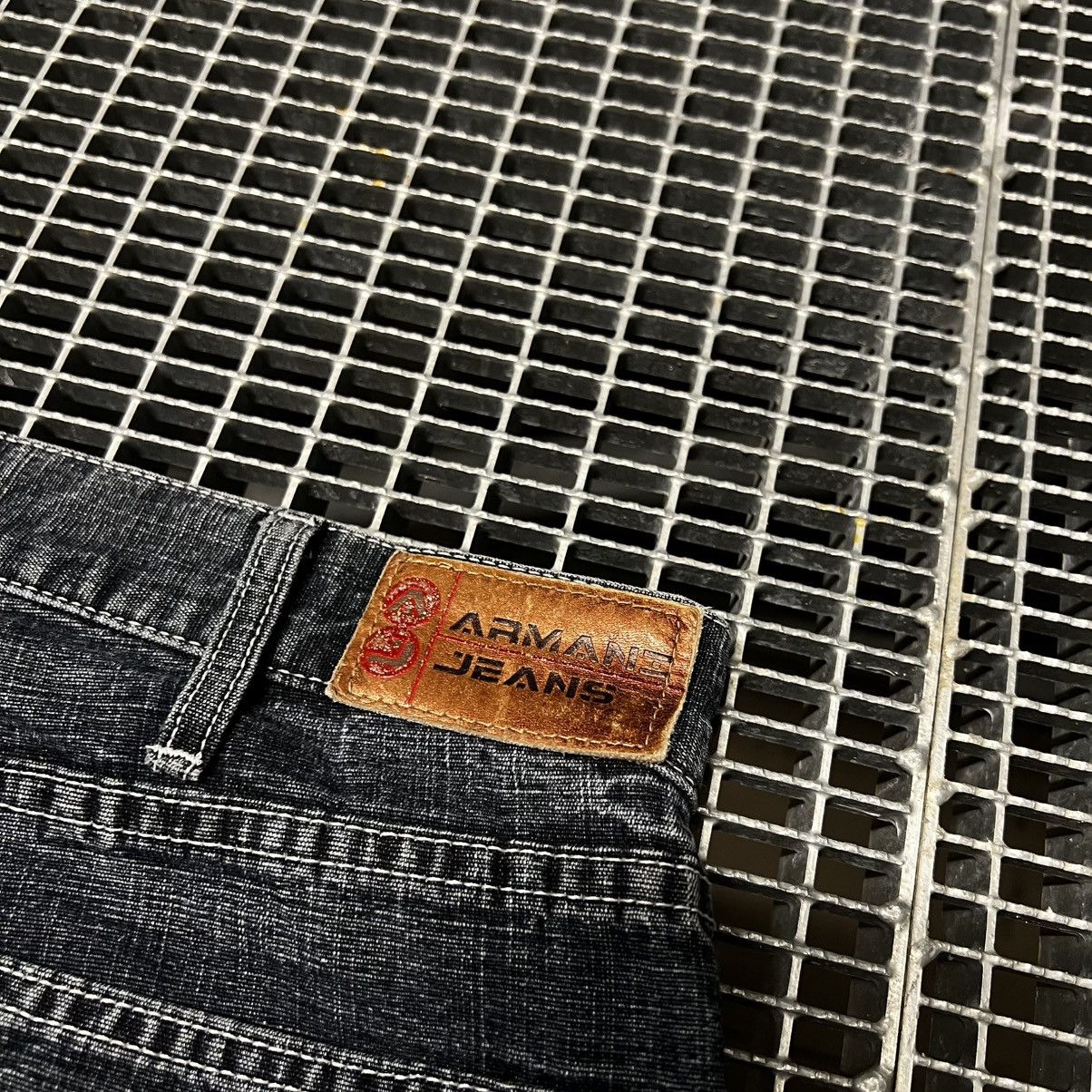 Armani Vintage Denim Jeans Armani Jeans Japan Stayle Big Logo Size US 36 / EU 52 - 6 Thumbnail