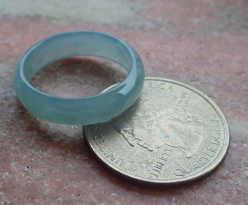 Other 108596 VS Certified ICY Jadeite Jade RING Circle NO 8 Size ONE SIZE - 9 Thumbnail