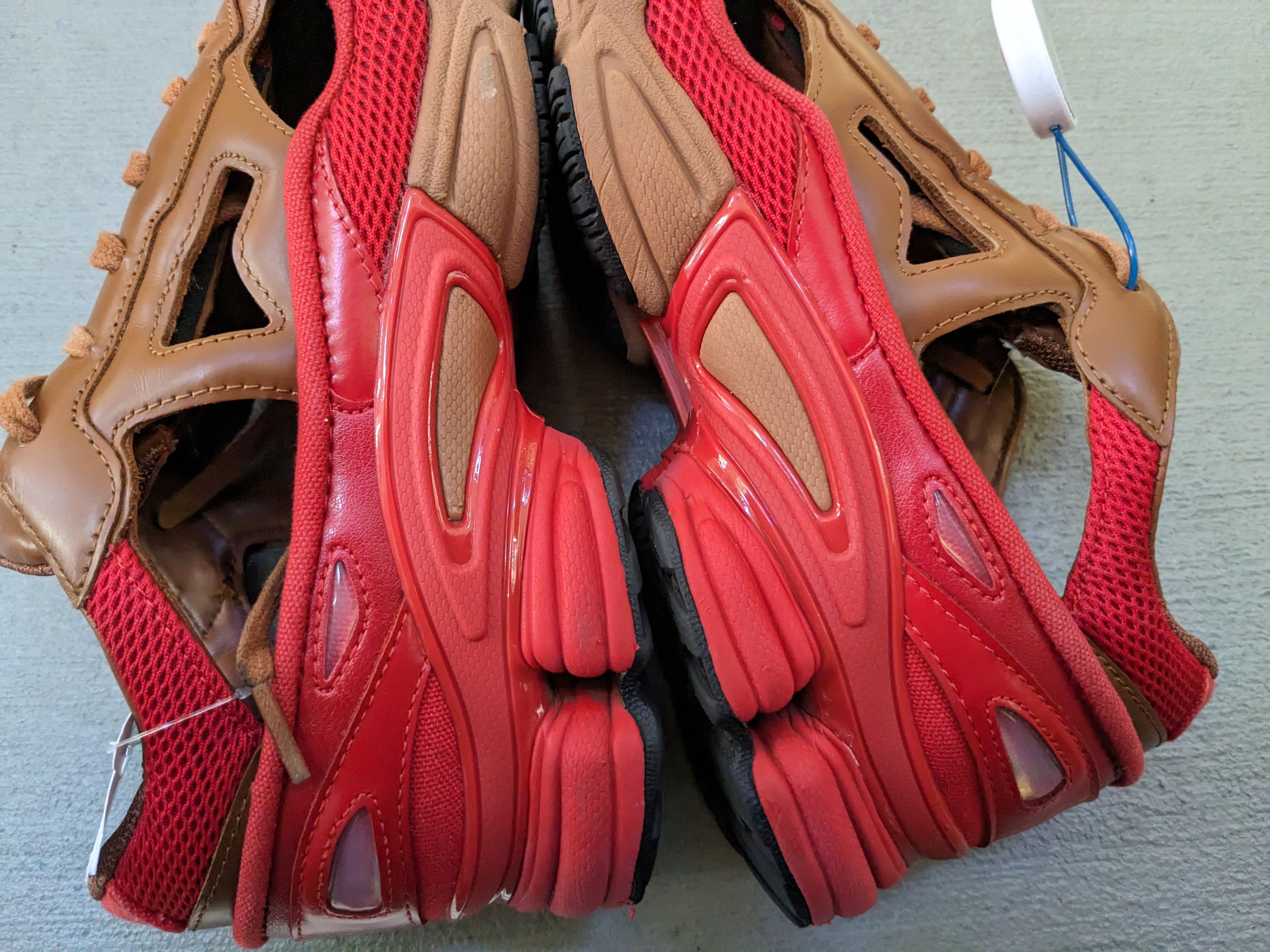 Adidas × Raf Simons Adidas Raf Simons Ozweego Replicant 8.5 B22513 Red Gold Size US 8.5 / EU 41-42 - 6 Thumbnail
