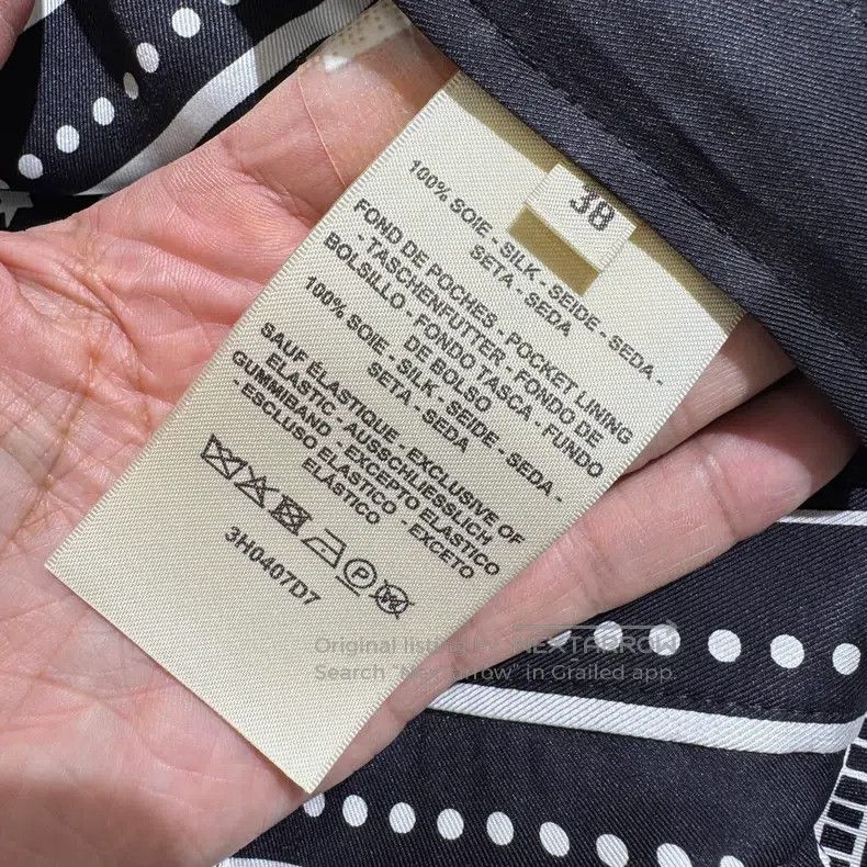 Hermes Hermes Nine Pants, 100% Silk Size 25" / US 0 / IT 36 - 6 Thumbnail