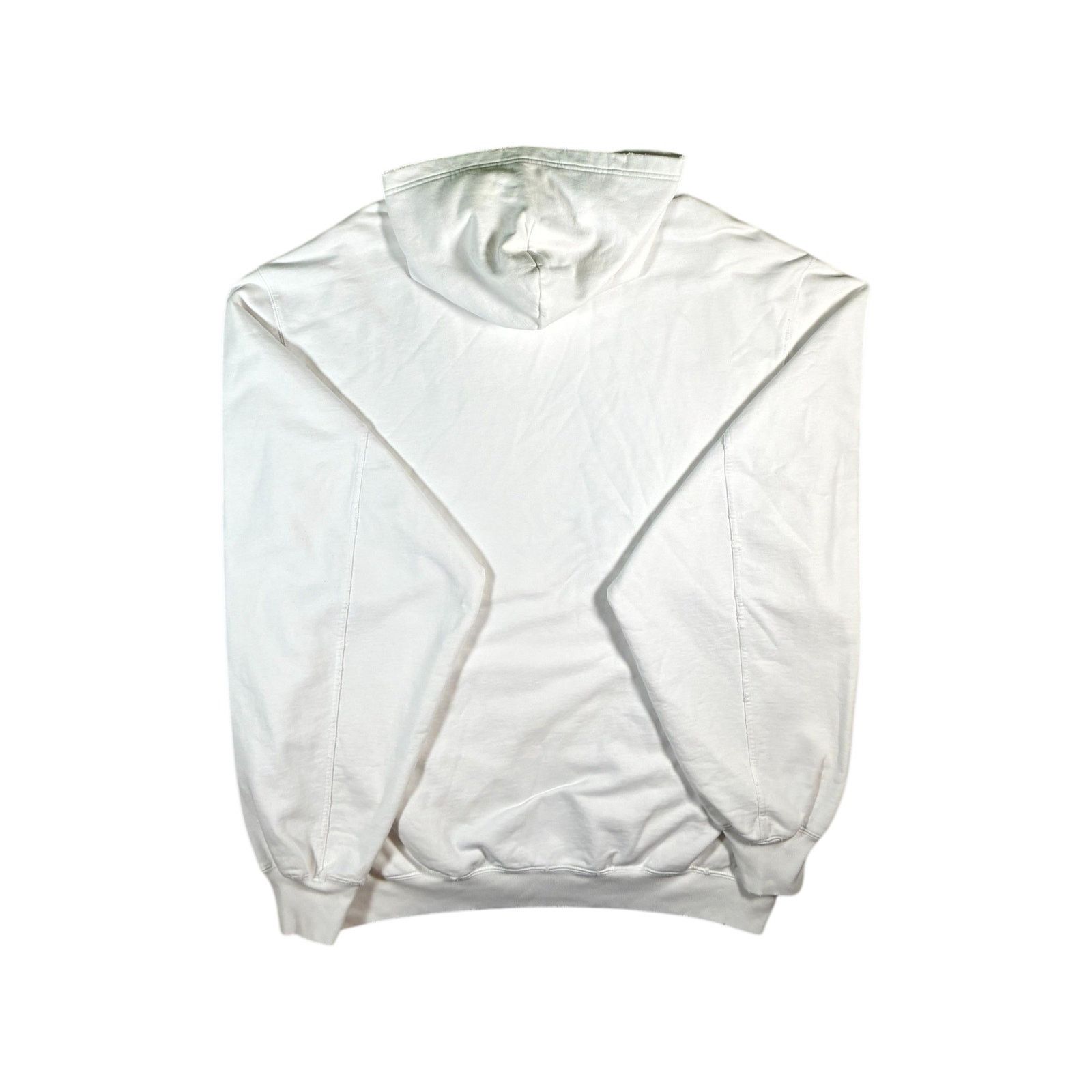 Balenciaga Balenciaga Crackle Logo White & Black Hoodie Size US XS / EU 42 / 0 - 2 Thumbnail
