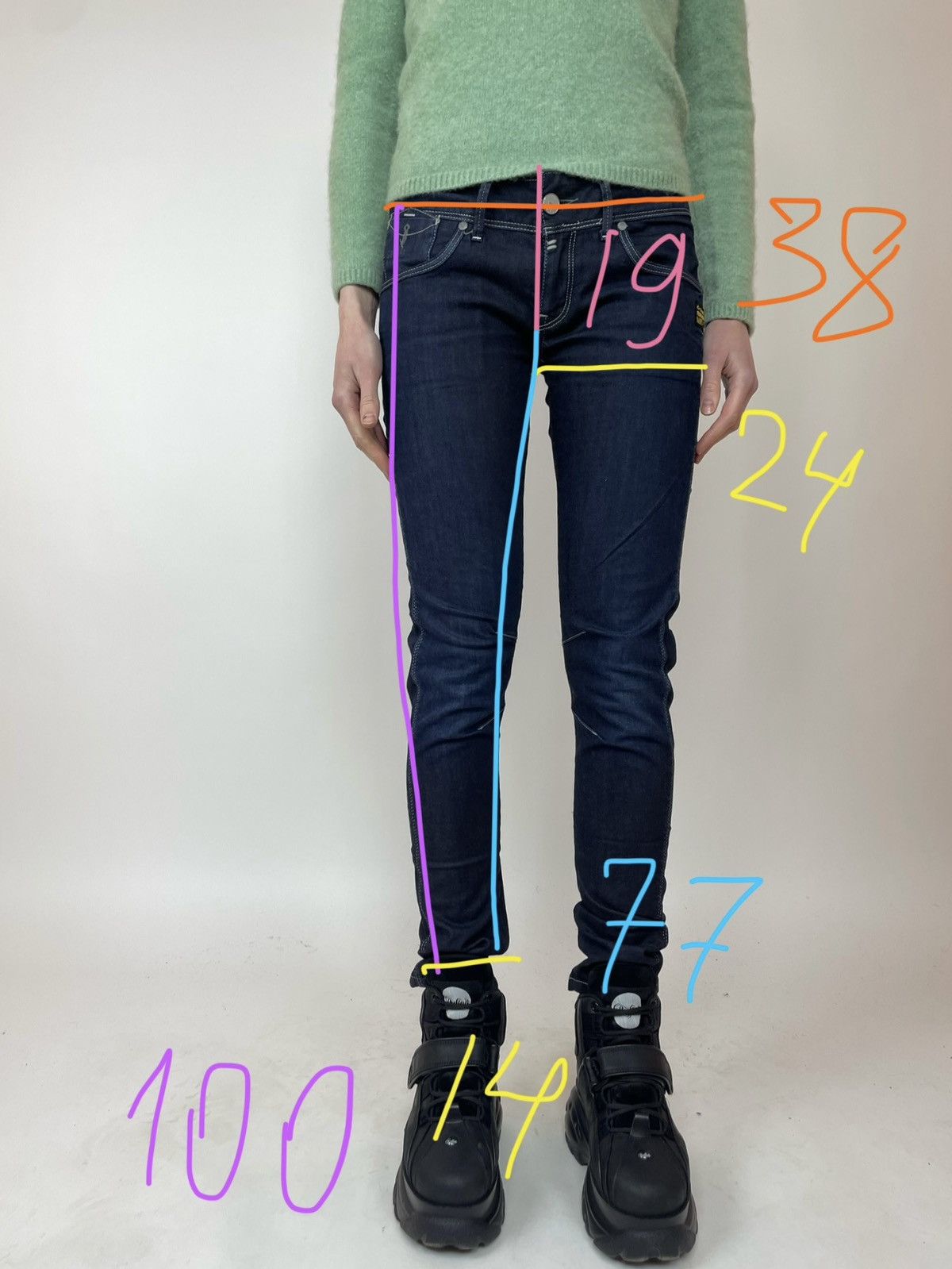 Other G-star RAW FENDER Skinny Womens biker jeans size W28 L30 Size 28" / US 6 / IT 42 - 9 Thumbnail