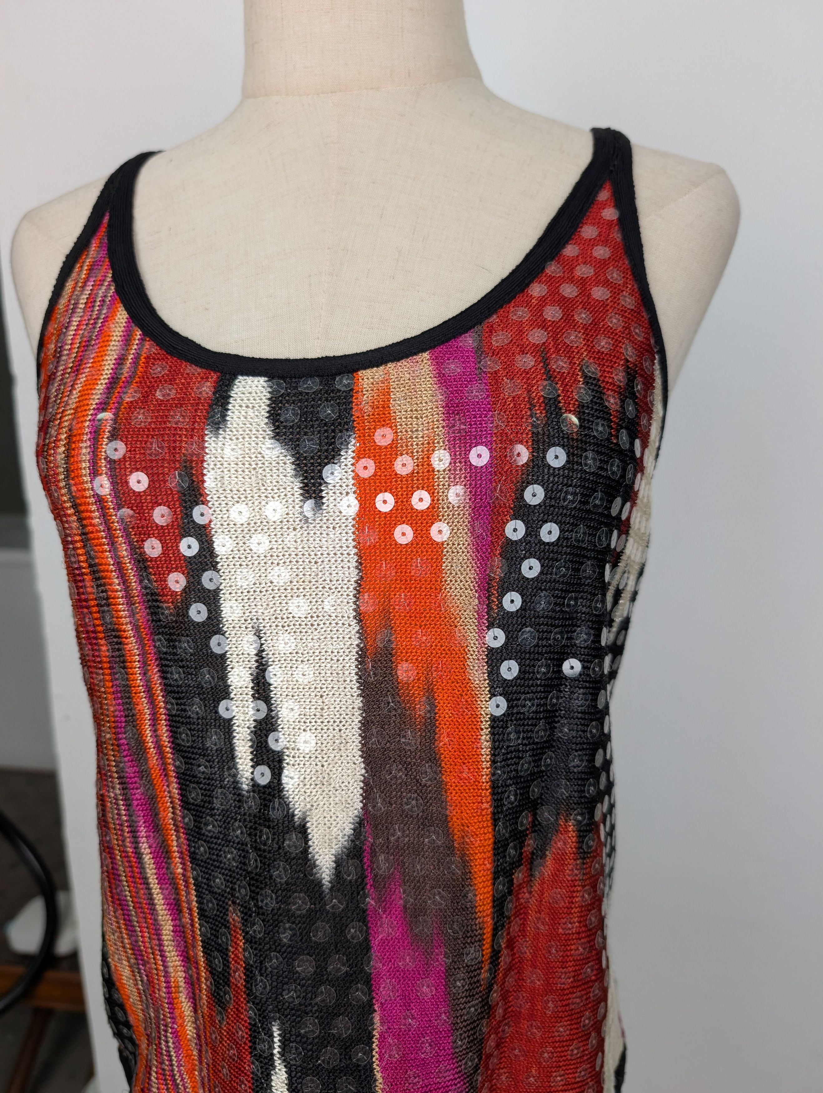 Missoni Missoni Multicolor Twin Set With Overall Glitter Sequins Size S / US 4 / IT 40 - 6 Thumbnail