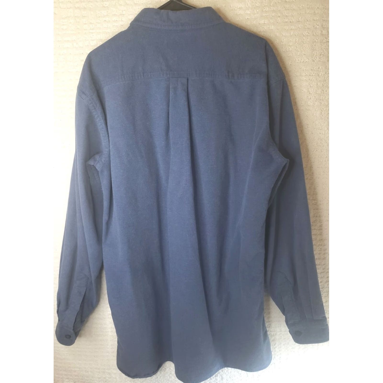 Vintage LL Bean Shirt Mens XLT Blue Chamois Long Sleeve Button-Down Casual Workwear 90s USA Shirt Mens XLT Blue Chamois Long Sleeve Button-Front Pocketed Size US XL / EU 56 / 4 - 7 Thumbnail