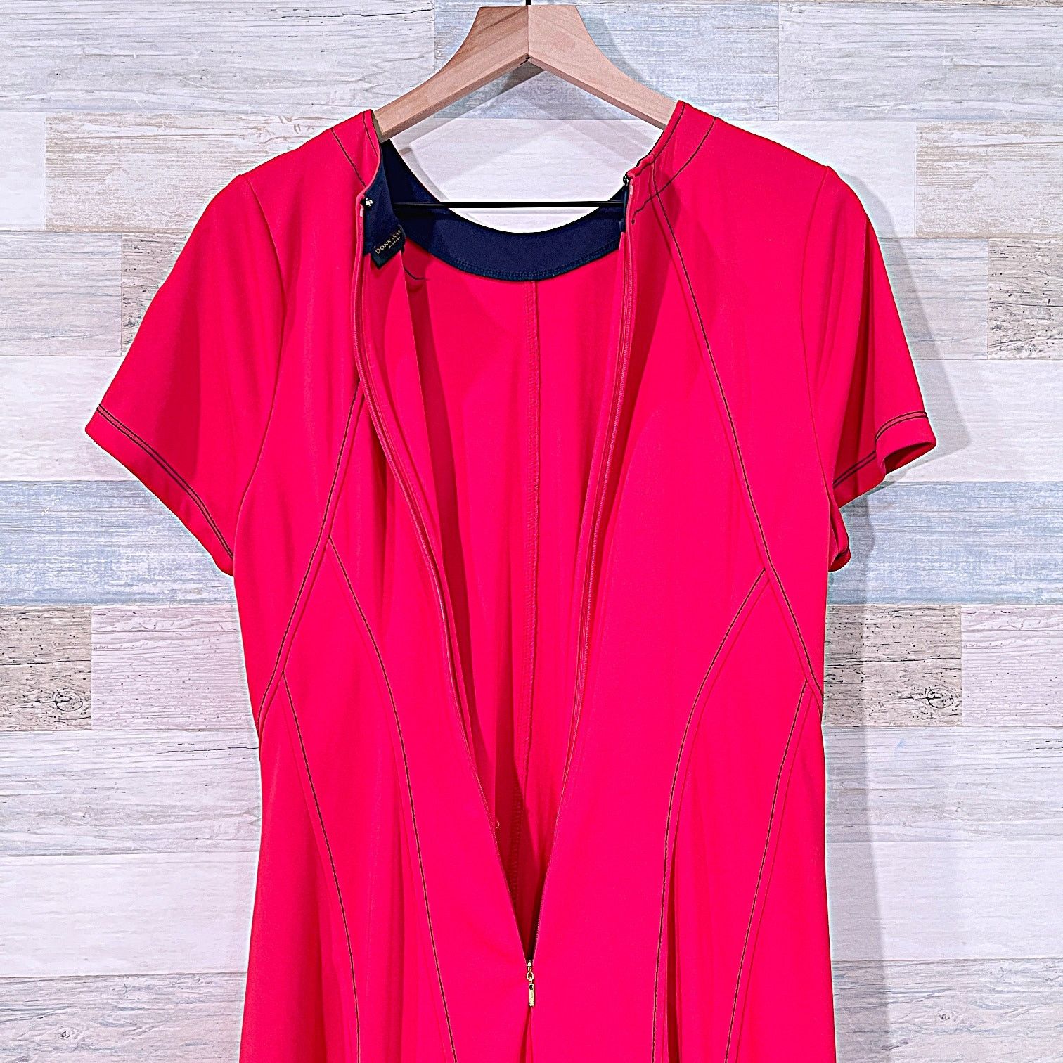 Donna Karan DONNA KARAN NY Hanky Hem Dress RedWomens Medium Size M / US 6-8 / IT 42-44 - 6 Thumbnail