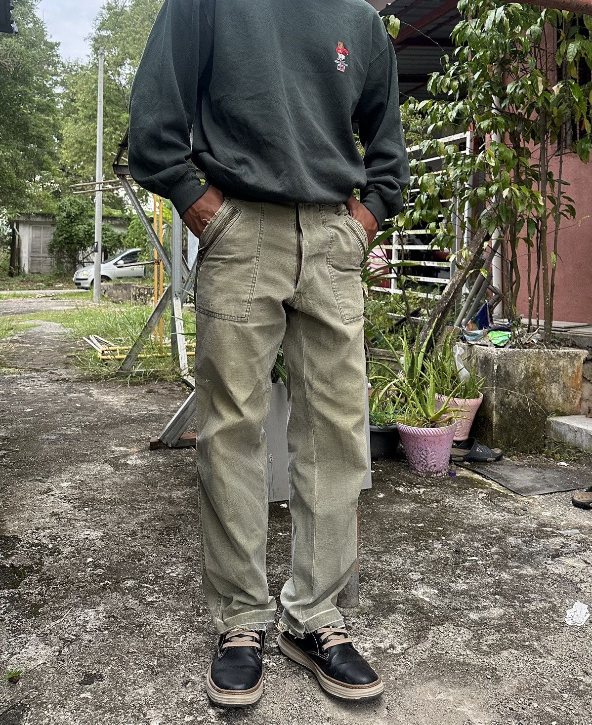 Vintage 🪖Vintage THRASHED King Jonathan Baggy Cargo Size US 30 / EU 46 - 4 Thumbnail