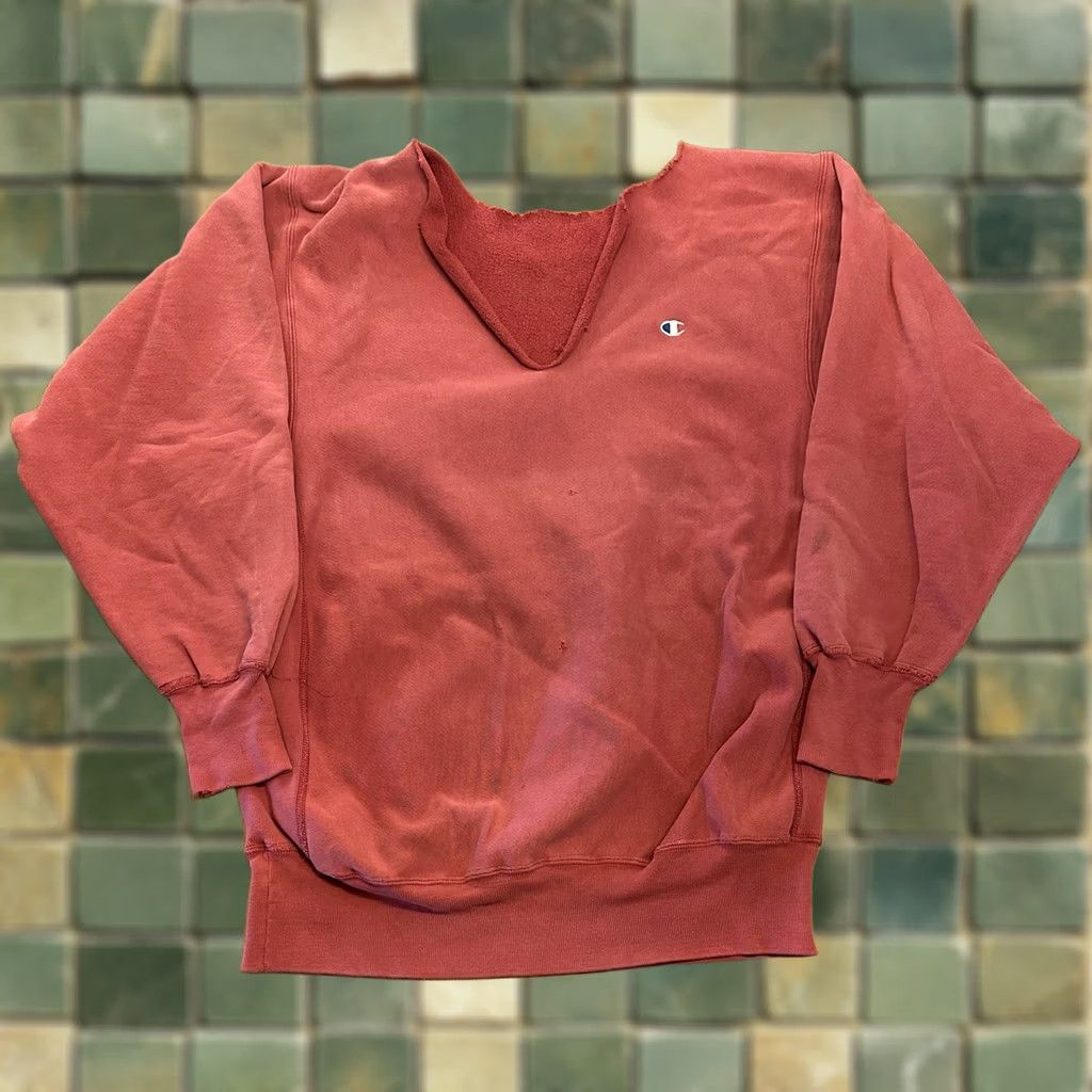 Champion VINTAGE Champion Reverse Weave Sweatshirt Red 90s Large Pullover Reversible Men L Size US L / EU 52-54 / 3 - 1 Thumbnail