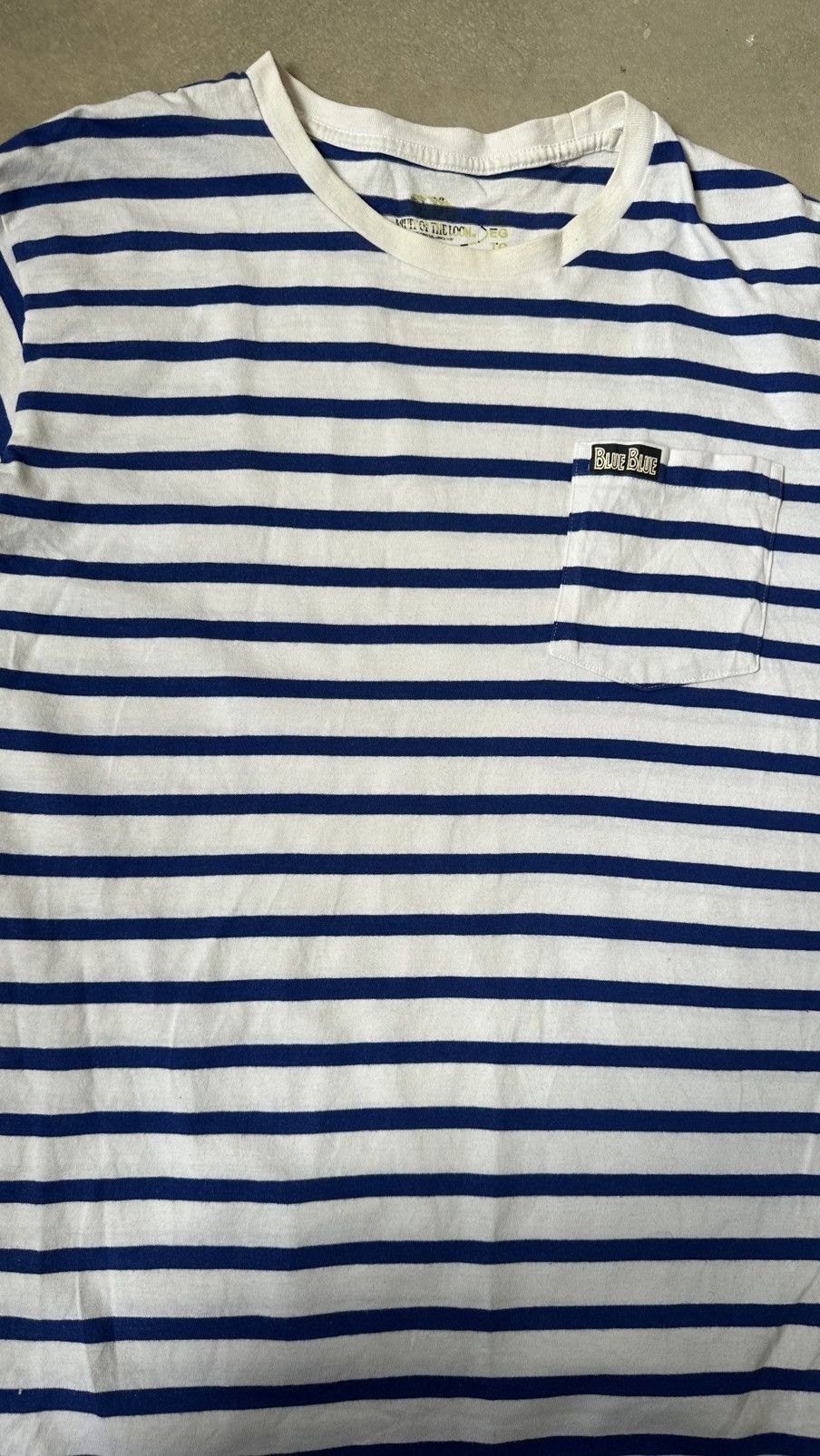 Blue Blue Japan VINTAGE BLUE BLUE JAPAN X FRUITS OF THE LOOM TEE Size US M / EU 48-50 / 2 - 2 Thumbnail