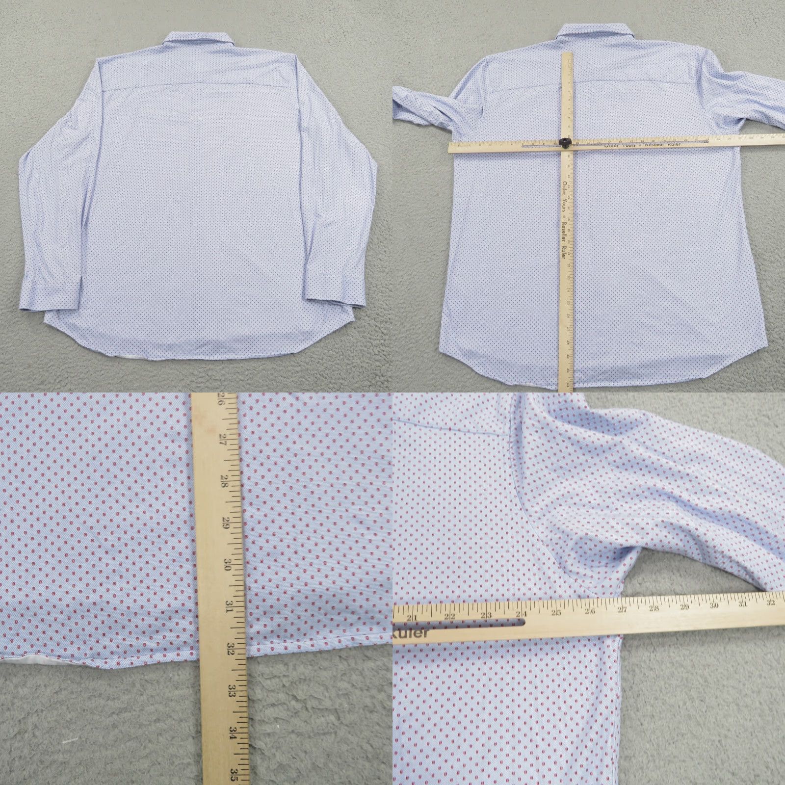 Vintage Buttercloth Shirt Men XXXL Blue Red Graphic Print Icy Cotton Performance Cooling Shirt? Size US XXL / EU 58 / 5 - 8 Thumbnail