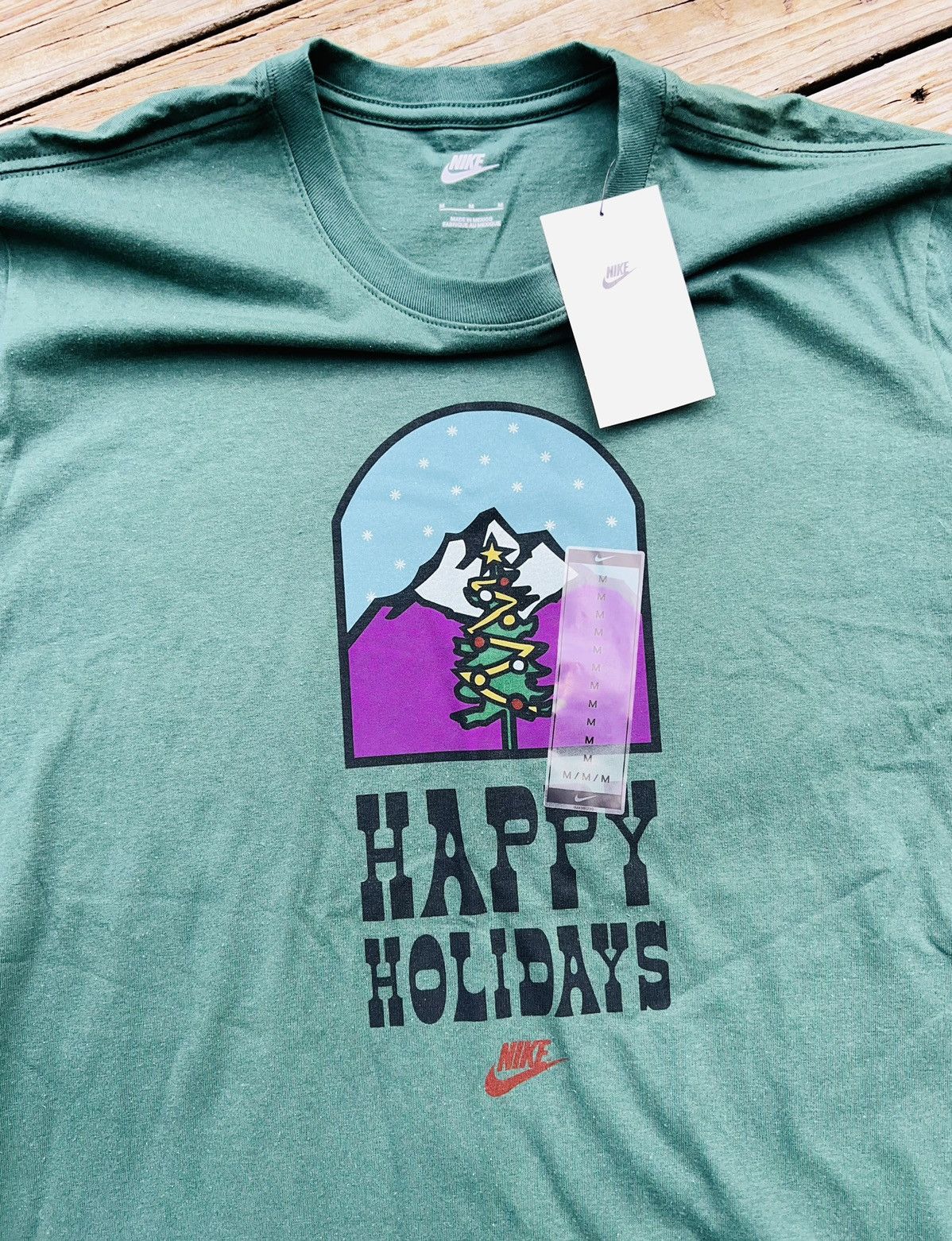 Holiday Brand × Nike NIKE CHRISTMAS TREE TEE (New) Size US M / EU 48-50 / 2 - 1 Thumbnail