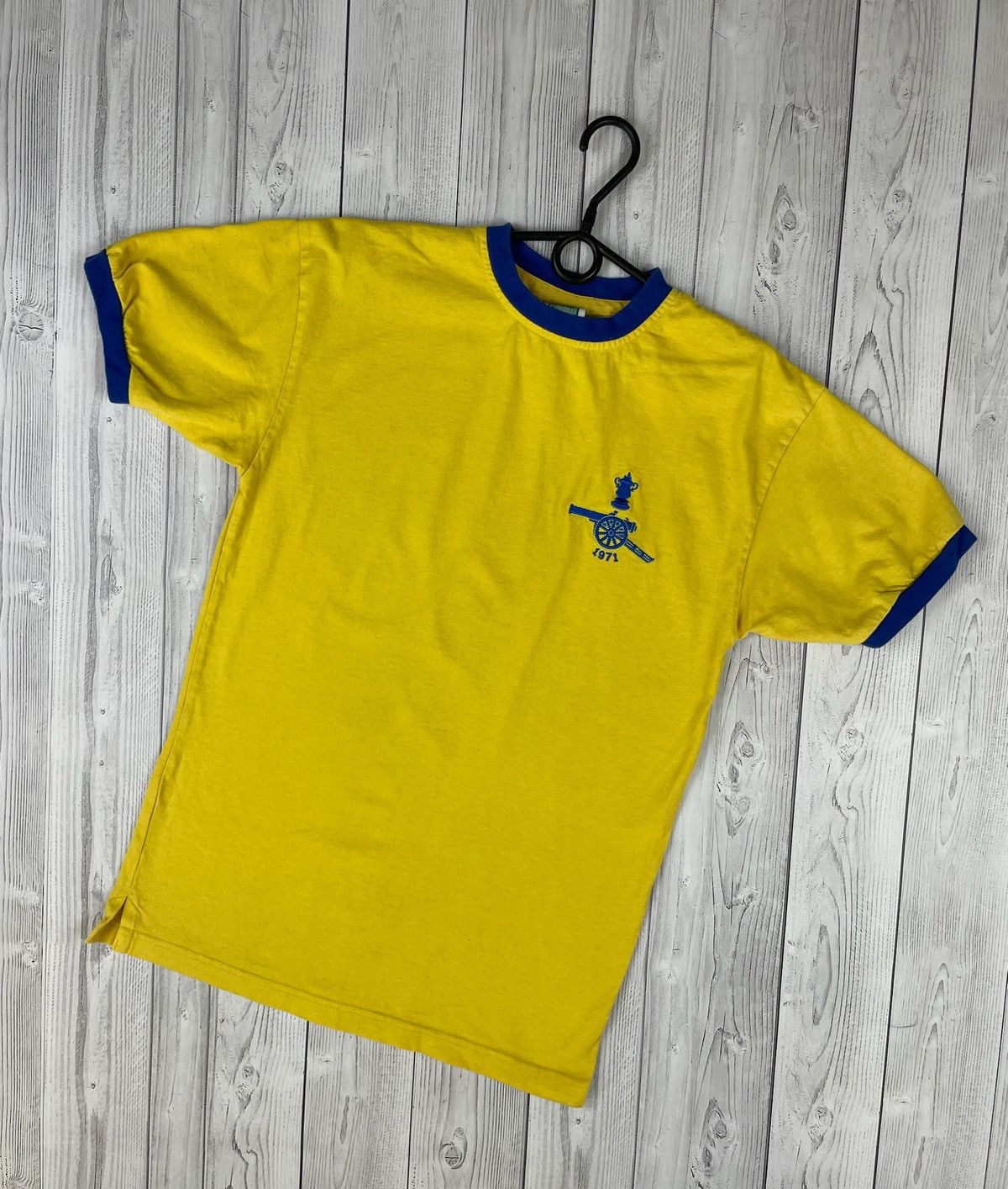 Other Vintage retro soccer jersey Arsenal size M away yellow Size US M / EU 48-50 / 2 - 1 Thumbnail