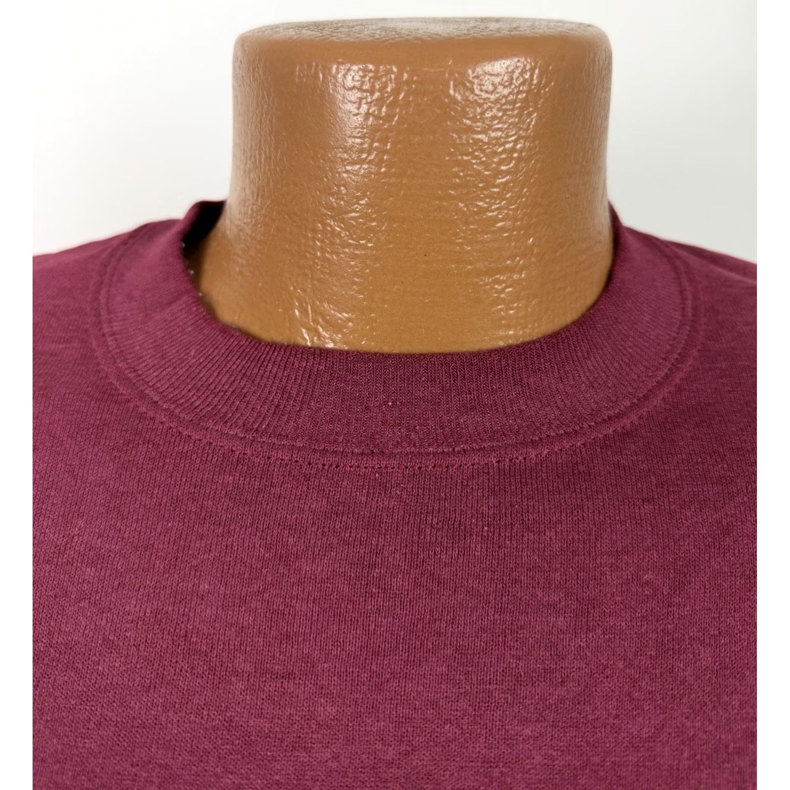 Jerzees VINTAGE Jerzees Sweatshirt Mens L Burgundy Crewneck 90s-80s 80s 90s College Grunge Retro Dad Mens Size US L / EU 52-54 / 3 - 4 Thumbnail