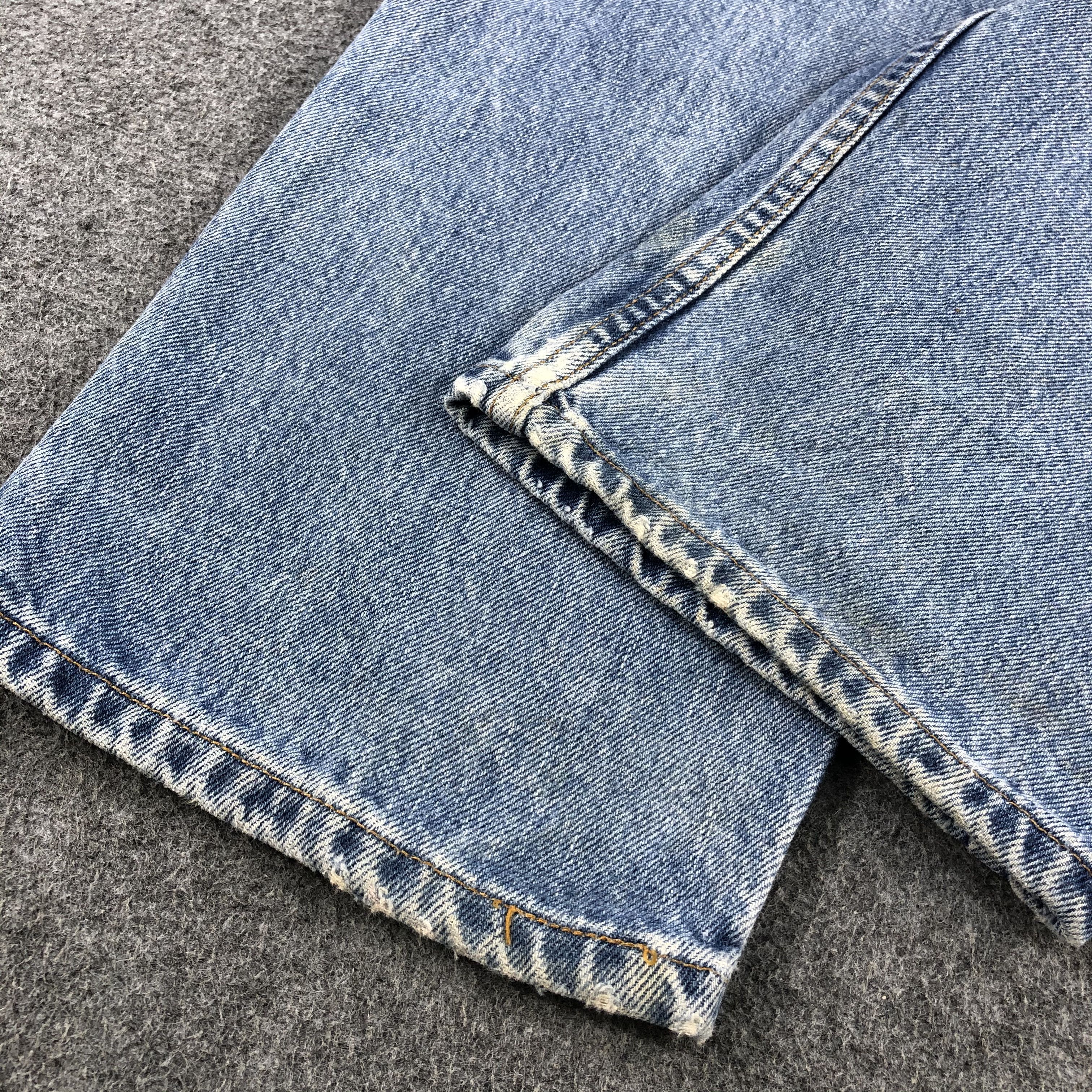 Levi's 90s Vintage Blue Wash Levis 550 Jeans-J2093 Size US 33 - 6 Thumbnail