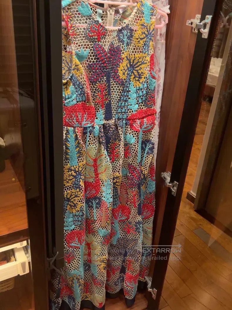 Valentino Valentino Embroidered dress Size S / US 4 / IT 40 - 3 Thumbnail